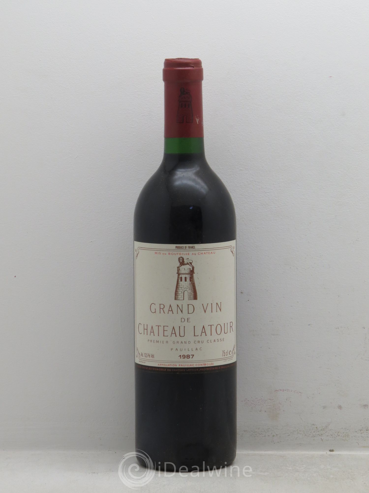 Château Latour 1er Grand Cru Classé 1987 - Lot de 1 bouteille - 0