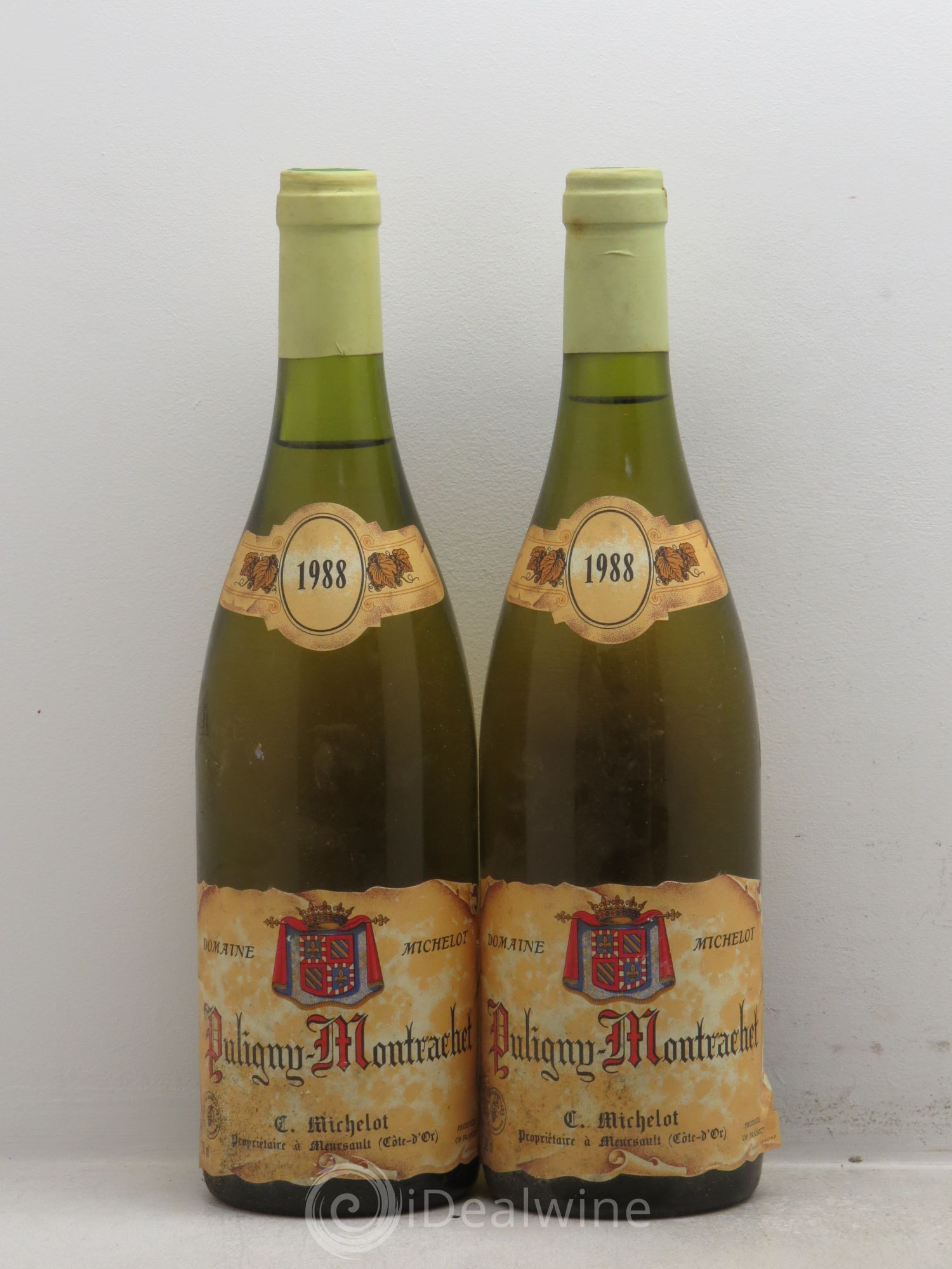 Puligny-Montrachet 1988 - Lot de 2 bouteilles - 0