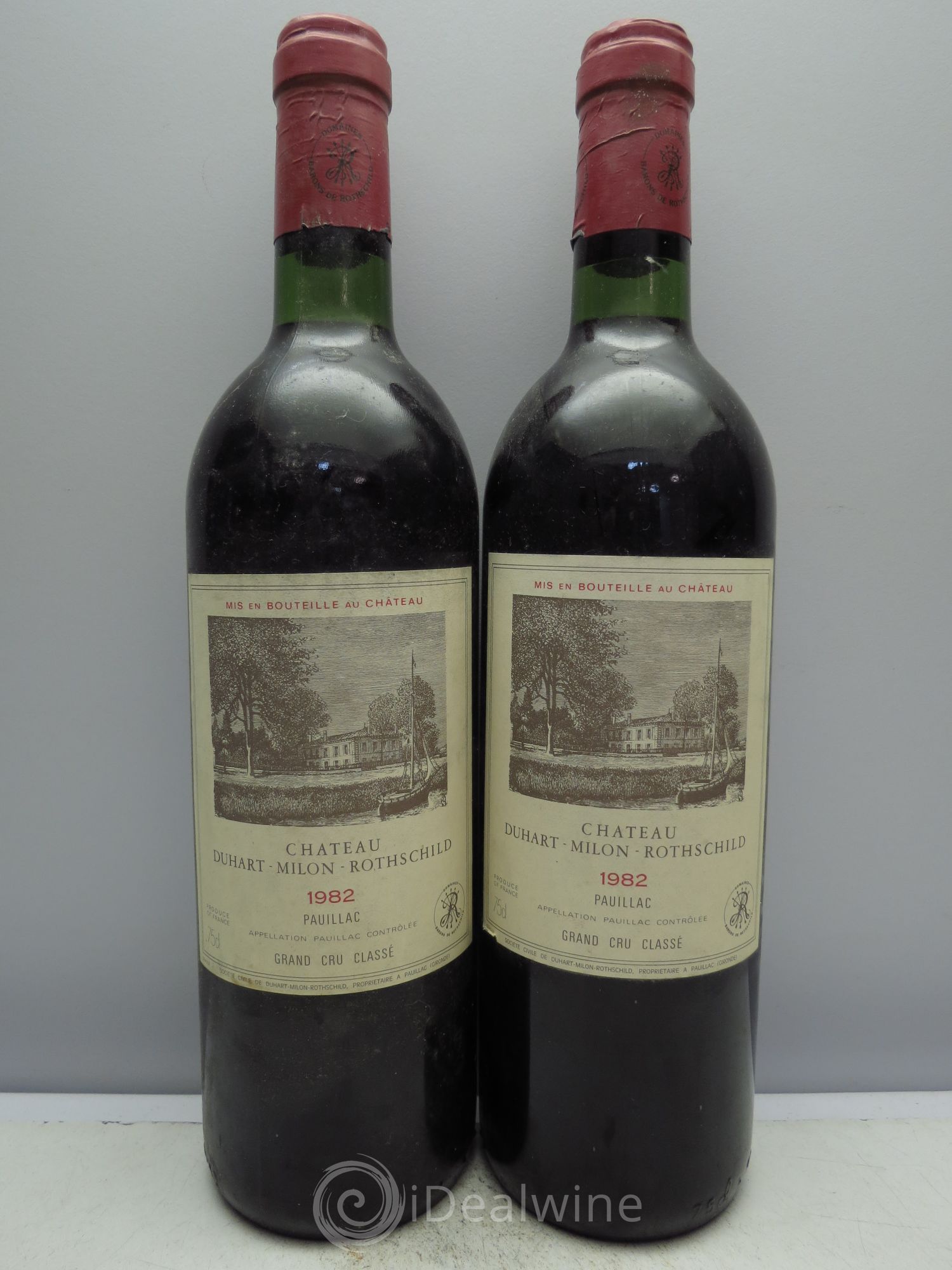 Château Duhart-Milon 4ème Grand Cru Classé 1982 - Lot de 2 bouteilles - 0