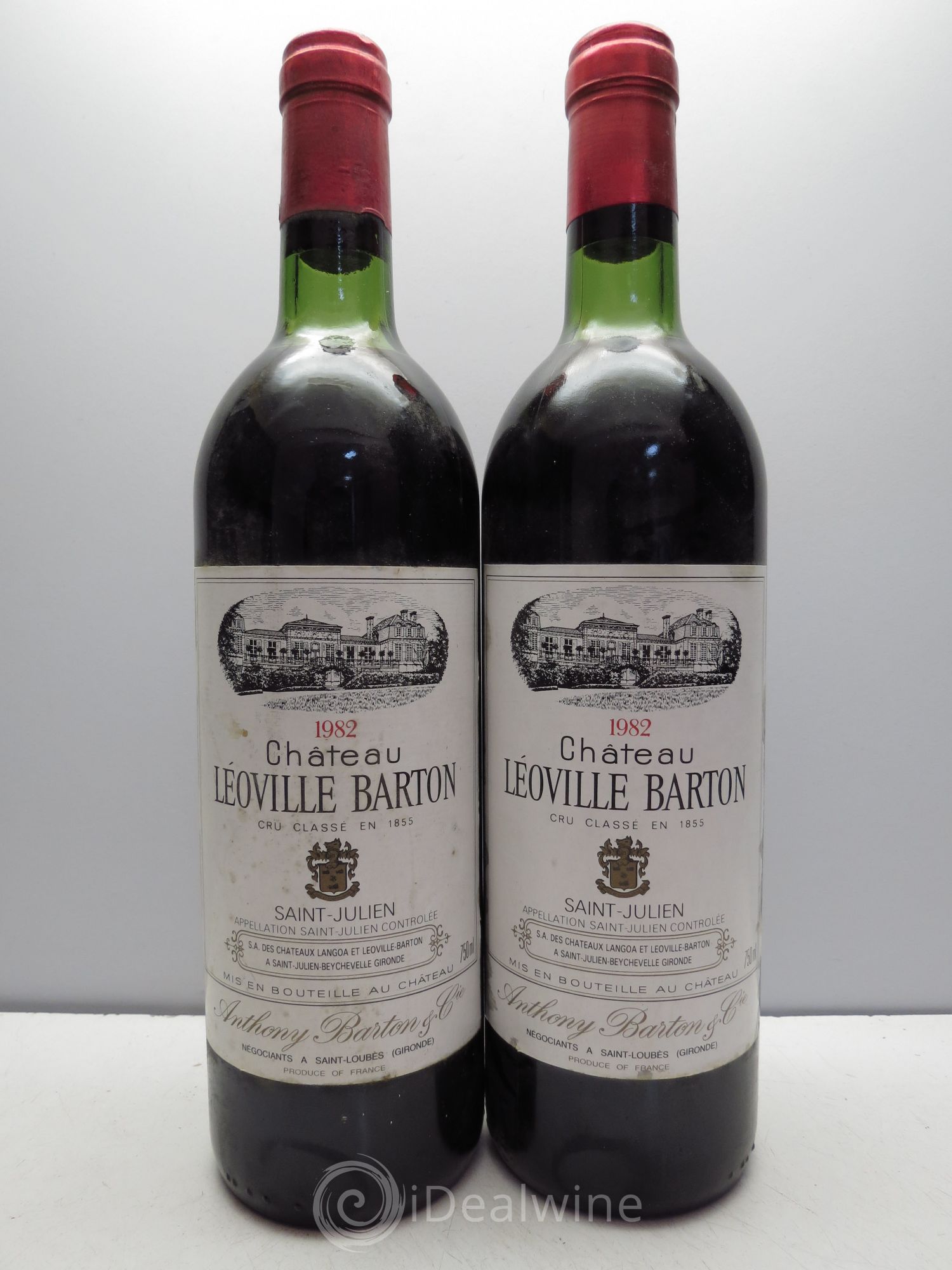 Château Léoville Barton 2ème Grand Cru Classé 1982 - Lot de 2 bouteilles - 0