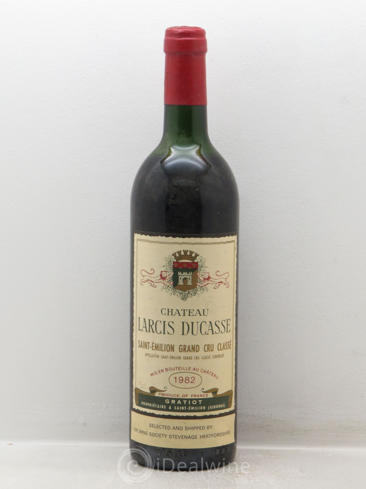 Château Larcis Ducasse 1er Grand Cru Classé B 1982 - Lot de 6 bouteilles - 0
