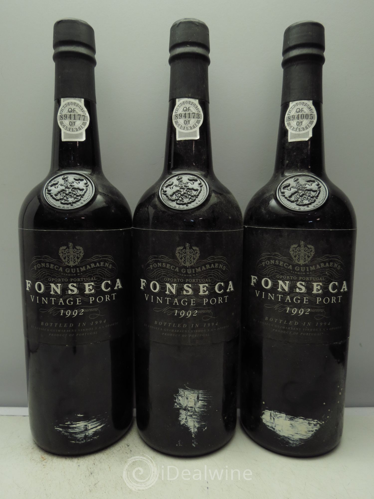 Porto Fonseca Vintage 1992 - Lot de 3 bouteilles - 0