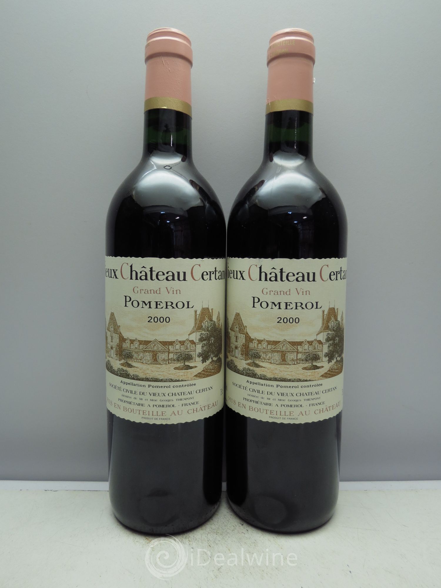 Vieux Château Certan 2000 - Lot de 2 bouteilles - 0