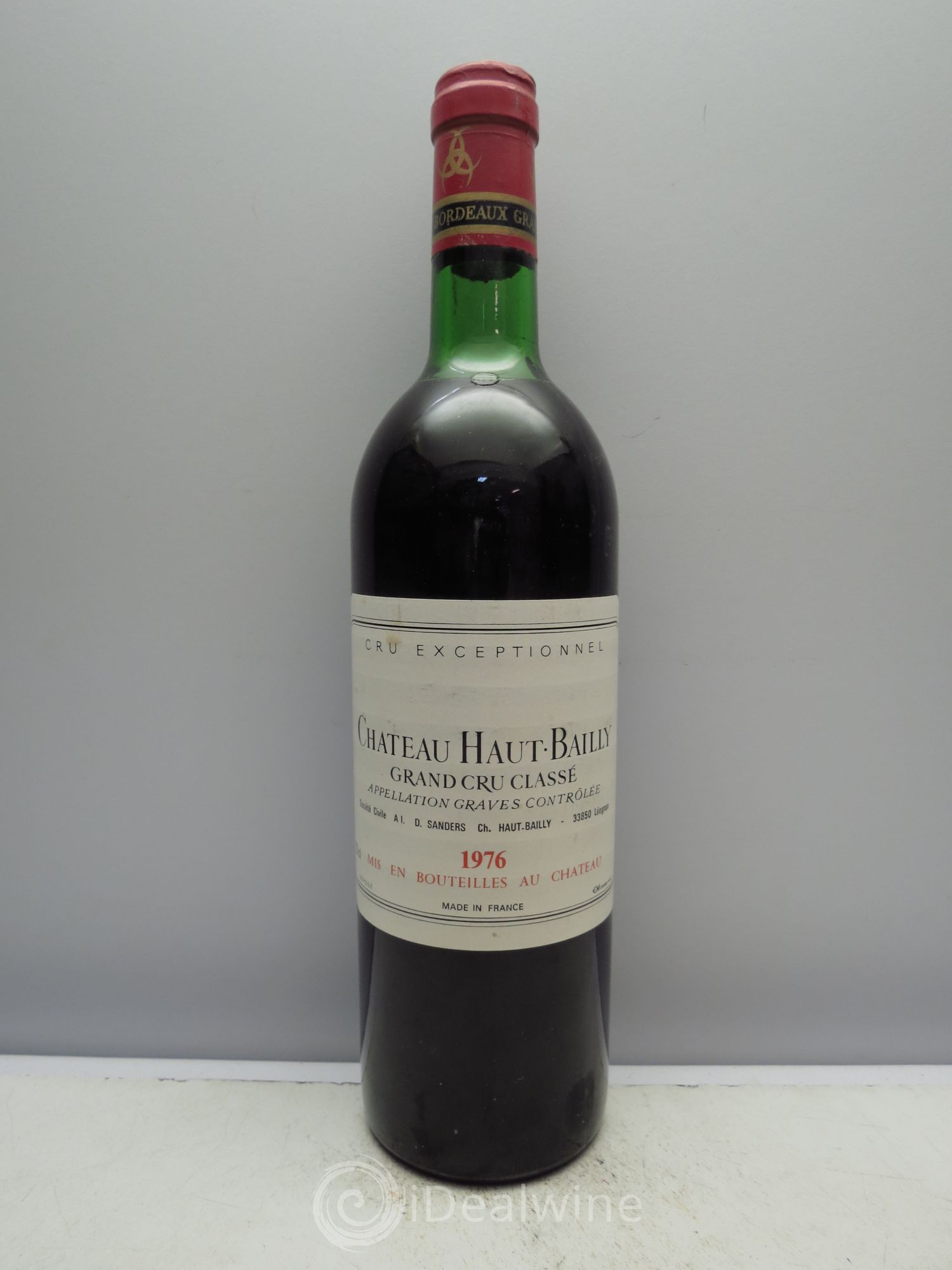 Château Haut-Bailly Cru Classé de Graves 1976 - Lot de 1 bouteille - 0