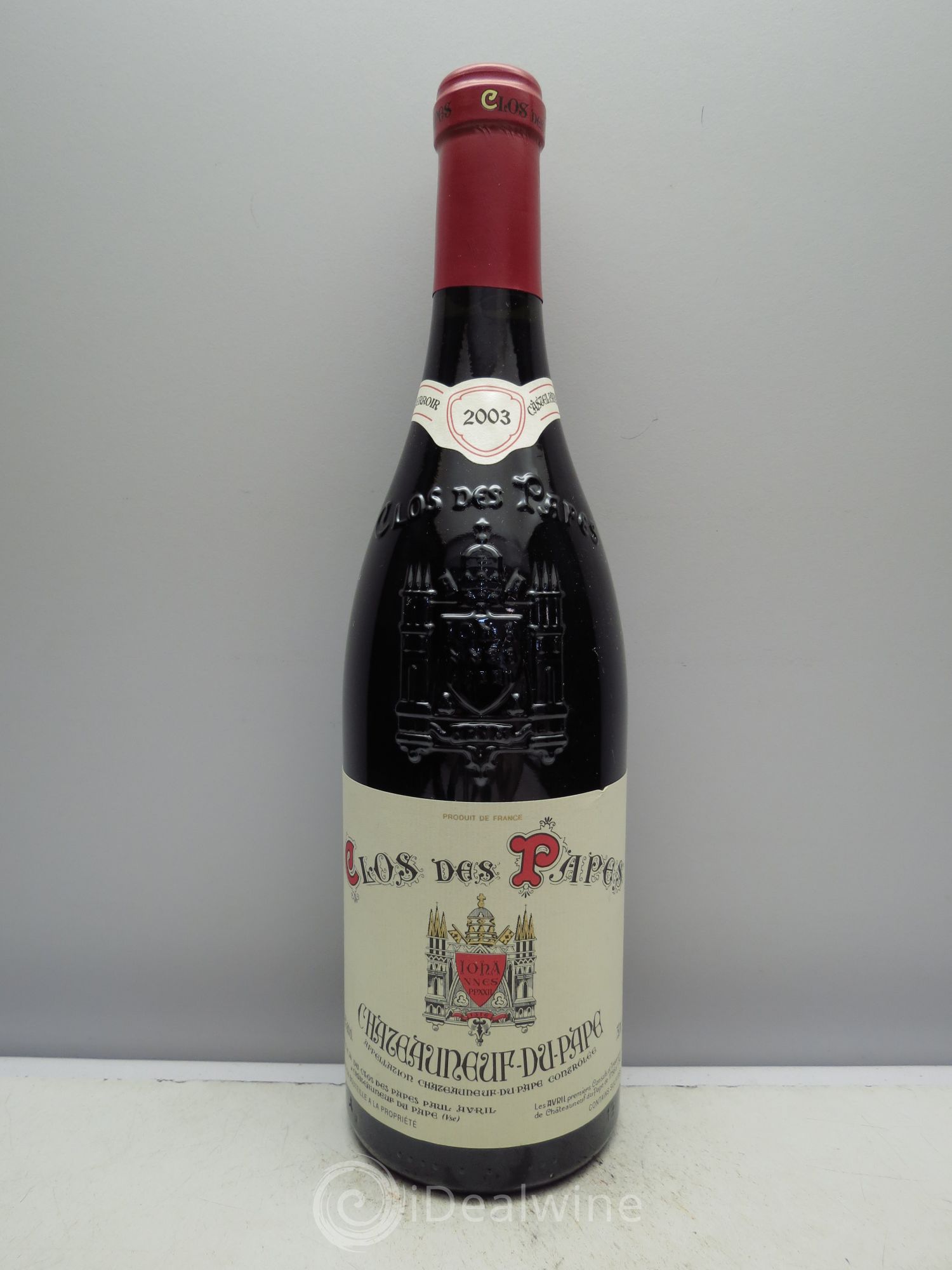 Châteauneuf-du-Pape Clos des Papes - Paul Avril 2003 - Lot de 1 bouteille - 0