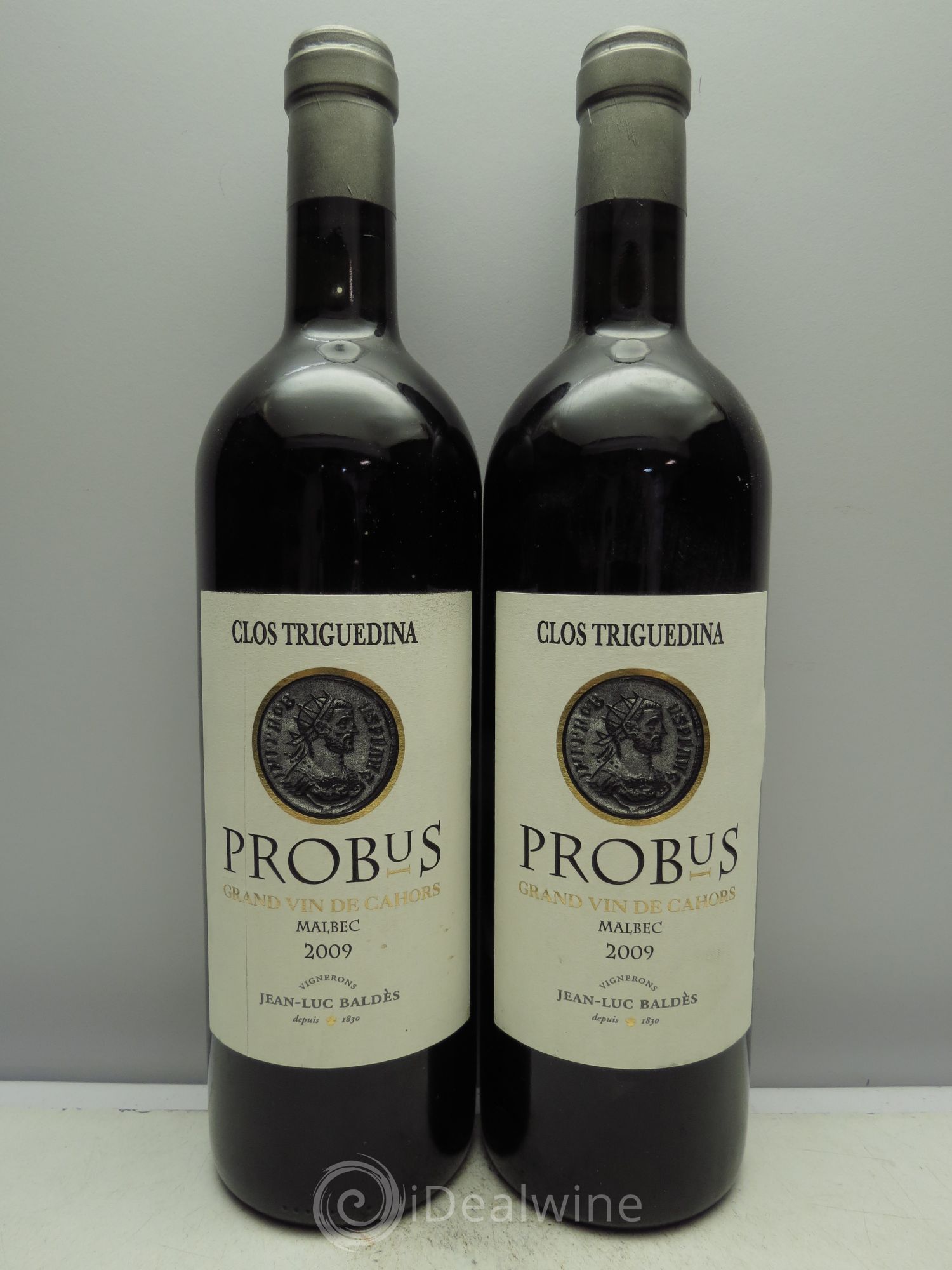 Cahors Clos Triguedina Probus Jean-Luc Baldès 2009 - Lot de 2 bouteilles - 0