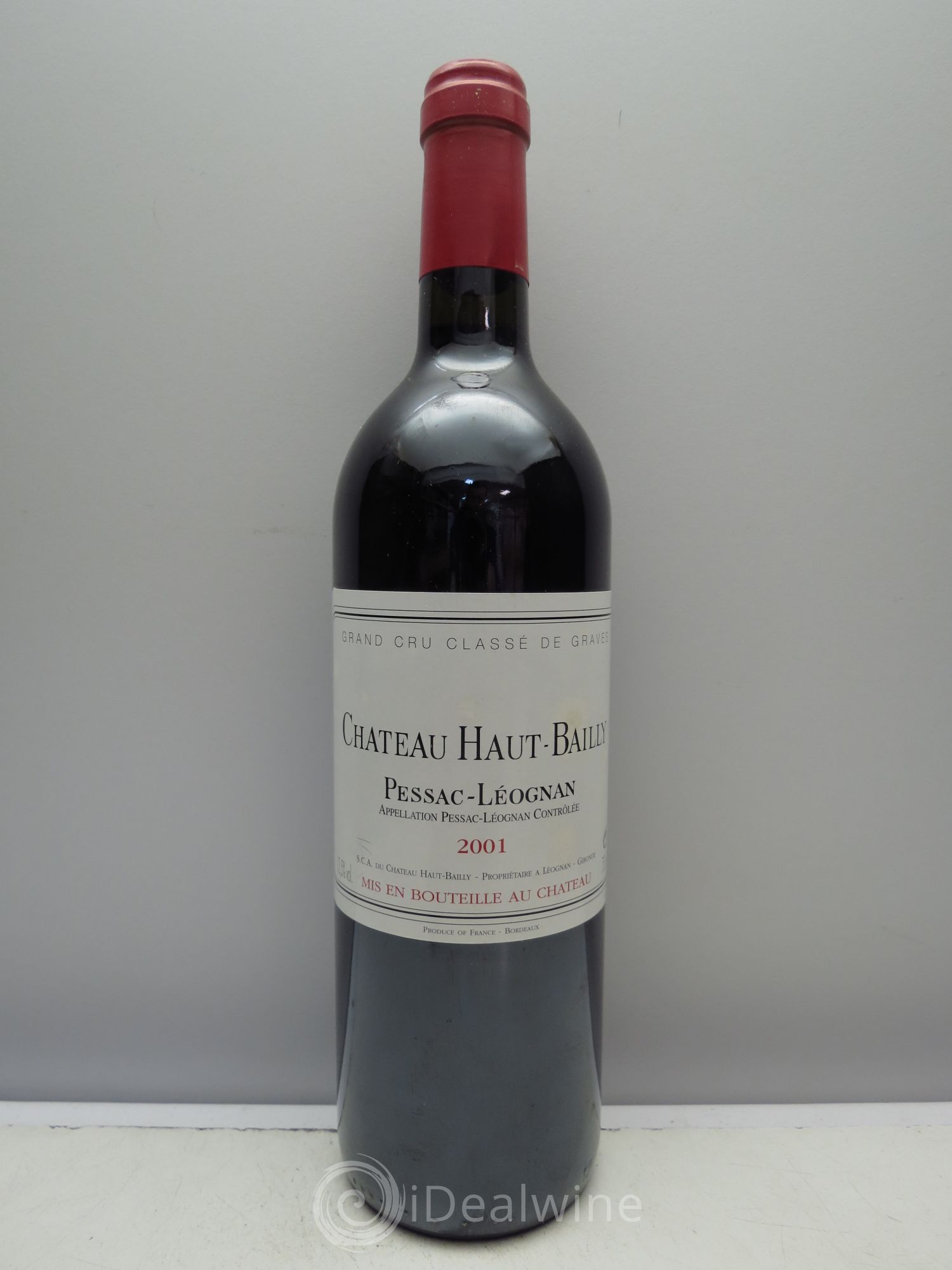 Château Haut-Bailly Cru Classé de Graves 2001 - Lot de 1 bouteille - 0