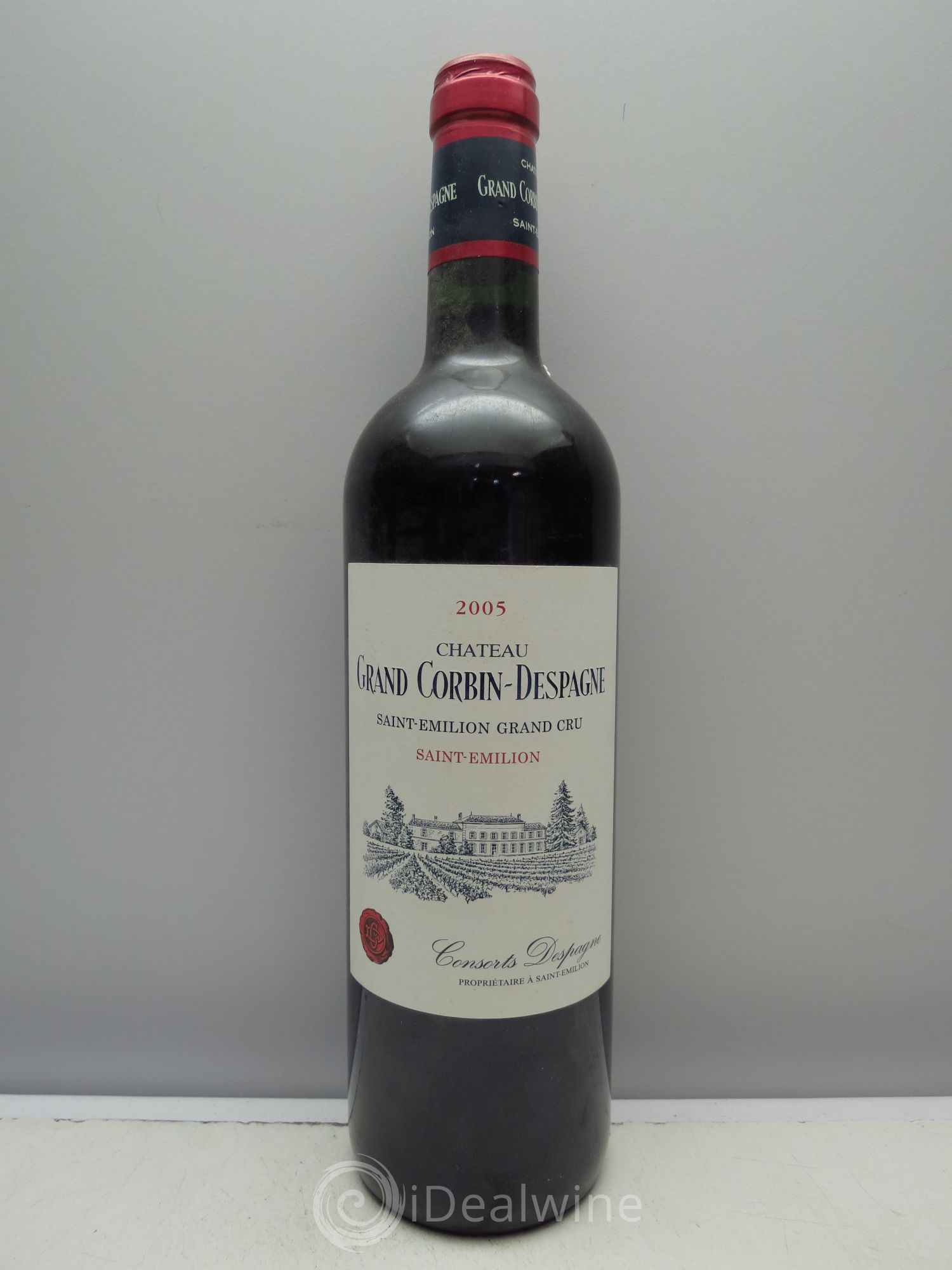 Château Grand Corbin Despagne Grand Cru Classé 2005 - Lot de 1 bouteille - 0