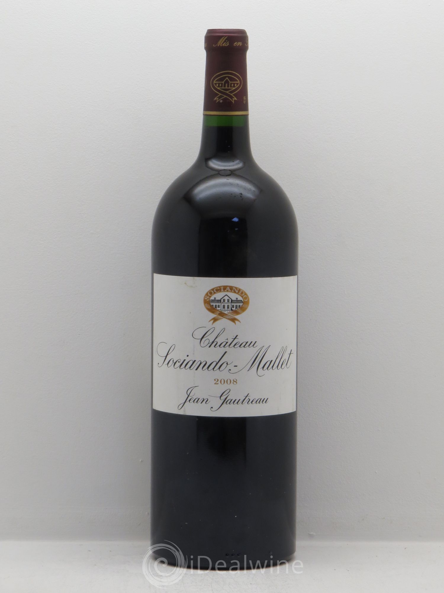 Château Sociando Mallet 2008 - Lot de 1 magnum - 0