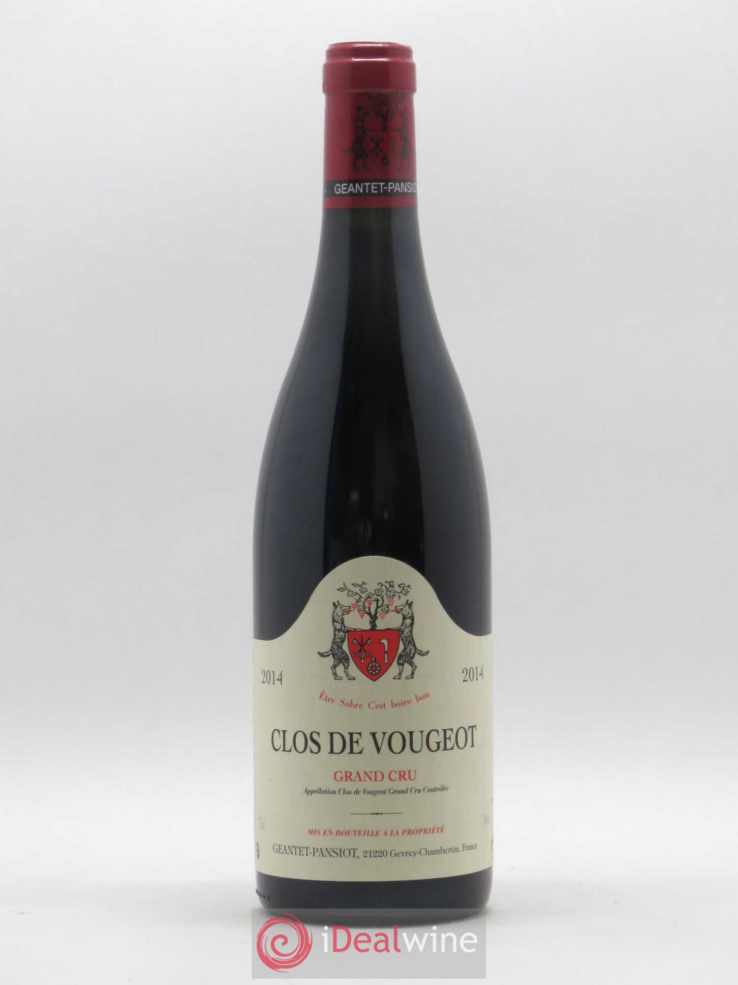 Clos de Vougeot Grand Cru Geantet-Pansiot 2014 - Lot de 1 bouteille - 0