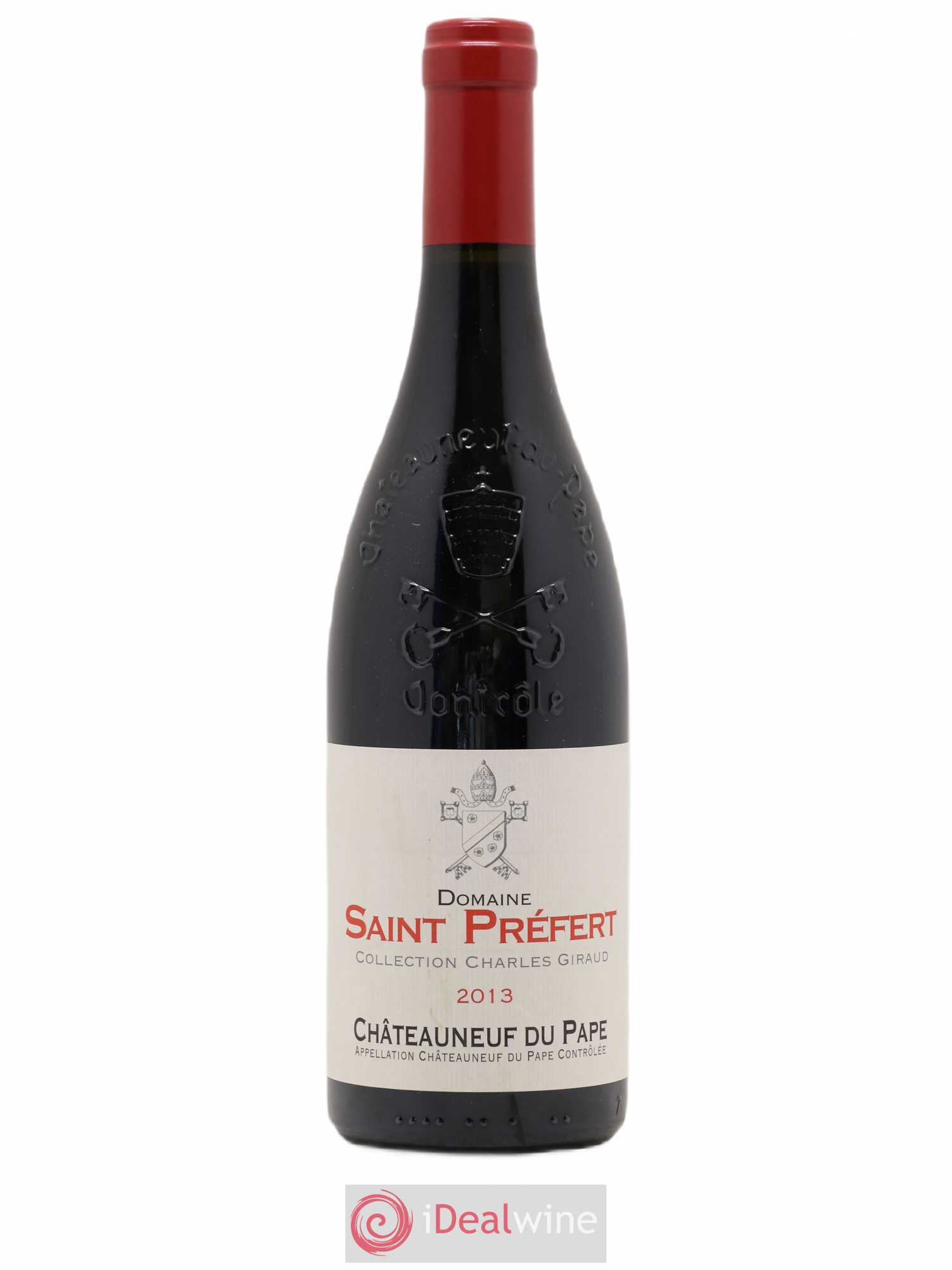 Châteauneuf-du-Pape Collection Charles Giraud Domaine Saint-Préfert 2013 - Lot de 1 bouteille - 0