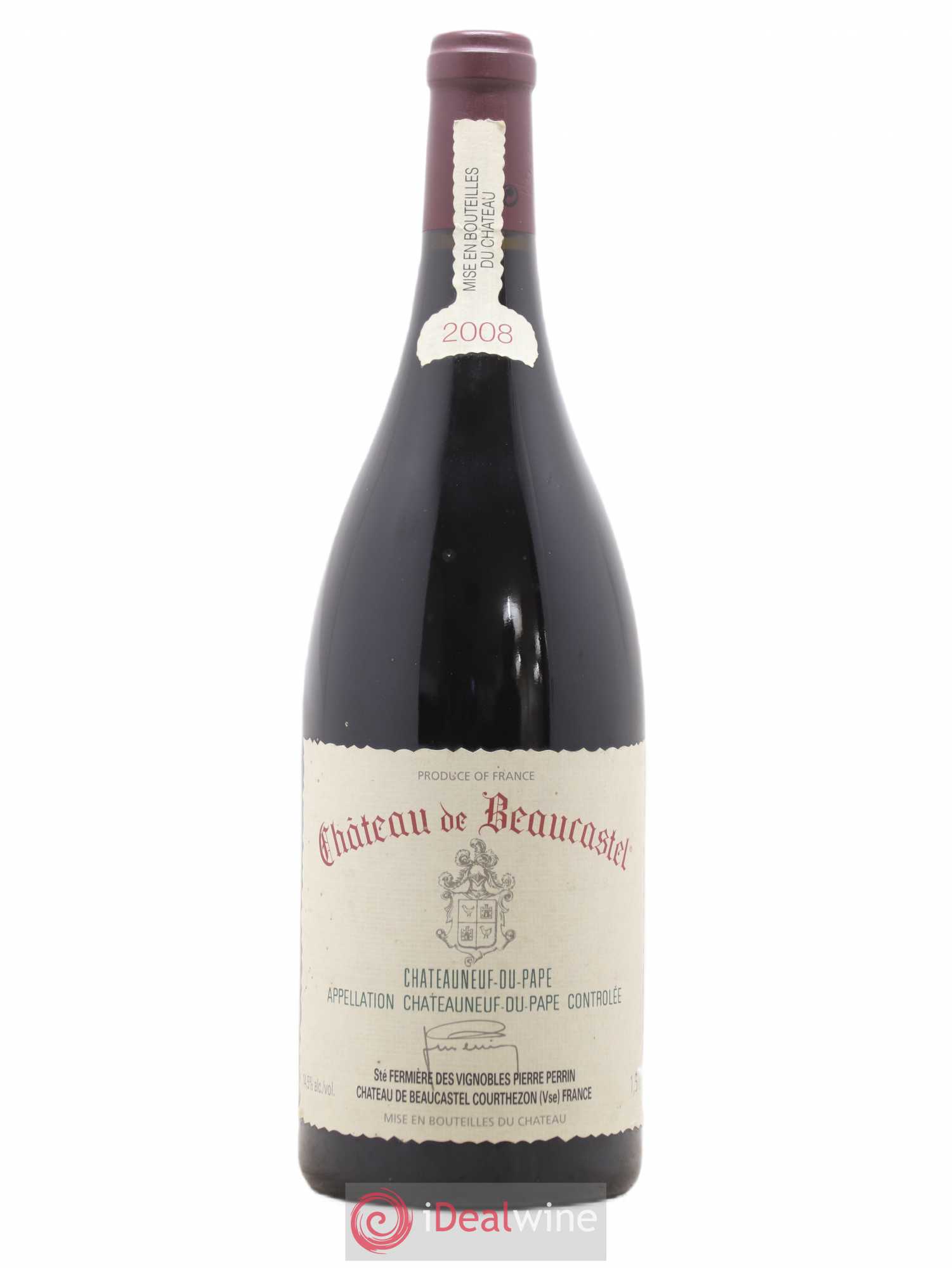 Châteauneuf-du-Pape Château de Beaucastel Famille Perrin 2008 - Lot de 1 magnum - 0