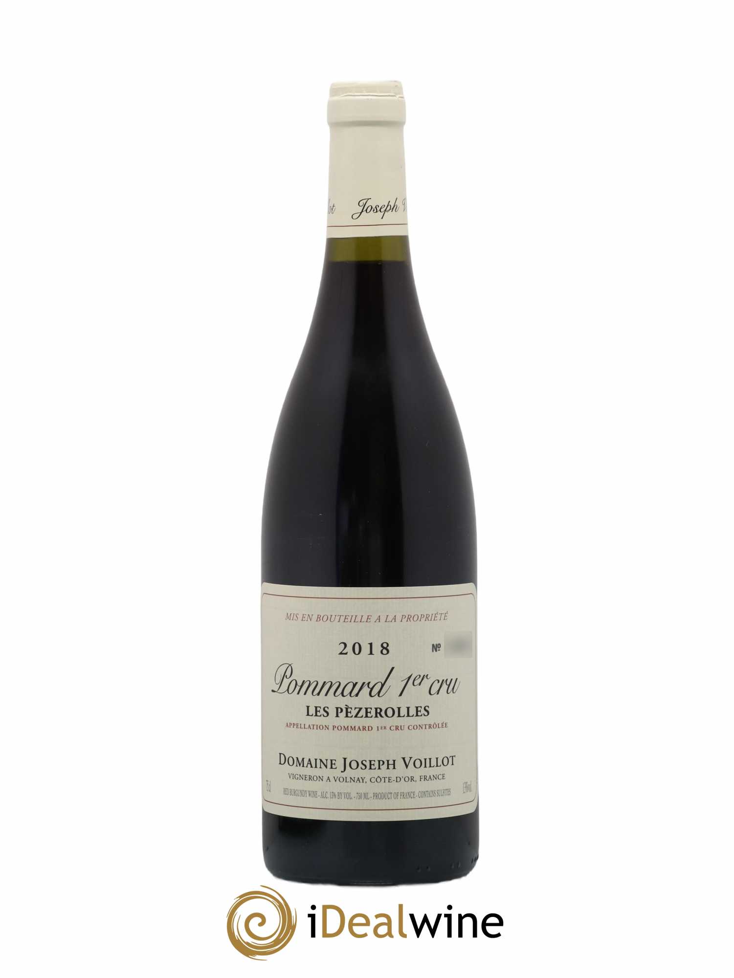Pommard 1er Cru Les Pèzerolles Joseph Voillot (Domaine) 2018 - Lot de 1 bouteille - 0