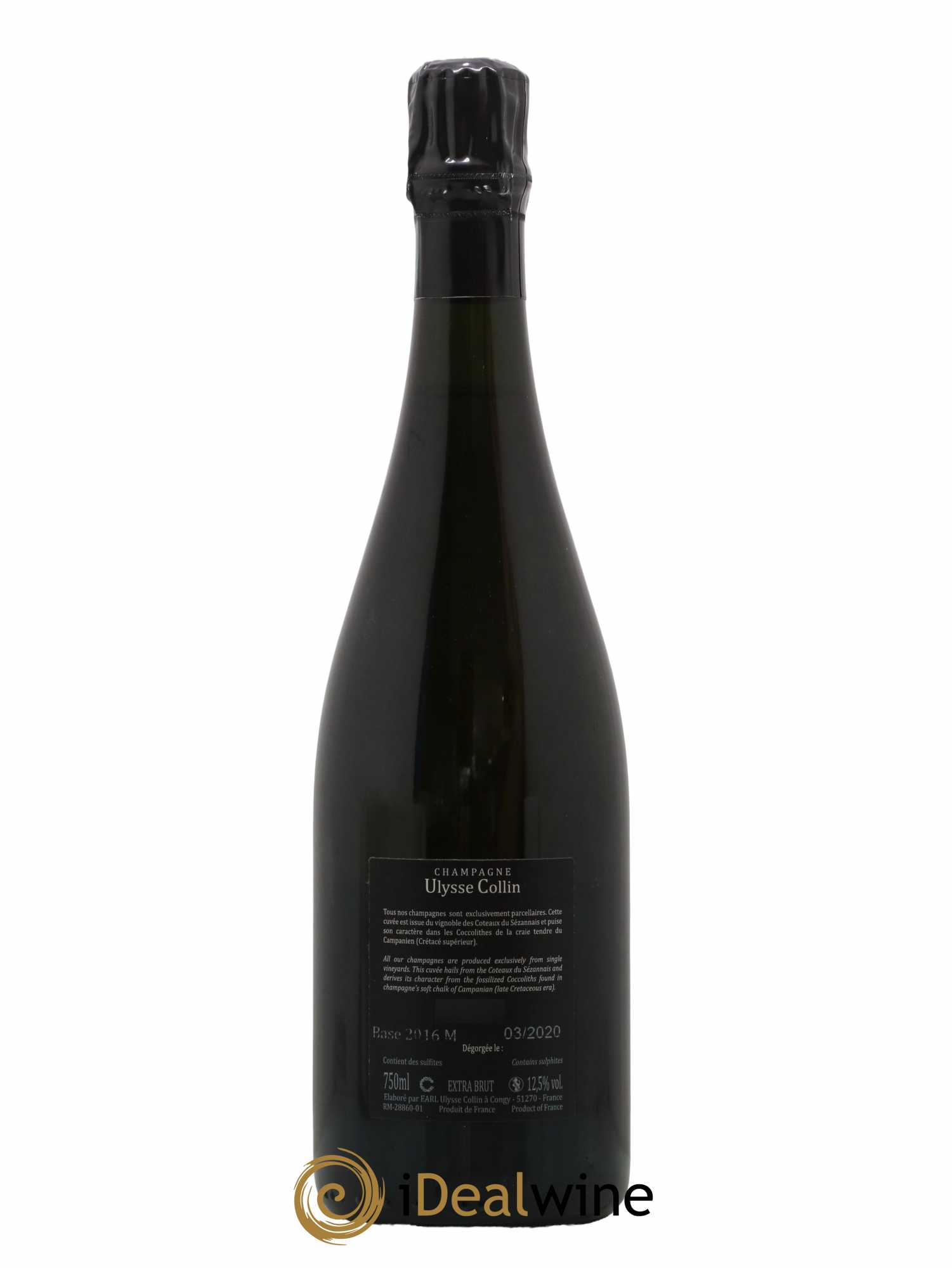 Les Maillons Blanc de Noirs Extra-Brut Ulysse Collin - Lot de 1 bouteille - 1