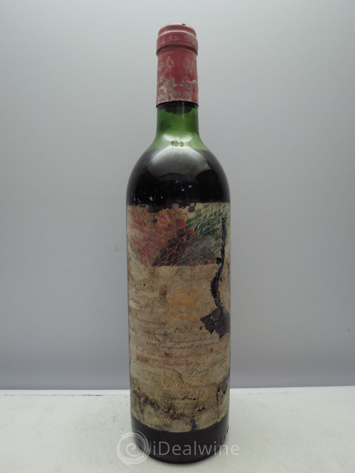 Château Mouton Rothschild 1er Grand Cru Classé 1979 - Lot de 1 bouteille - 0