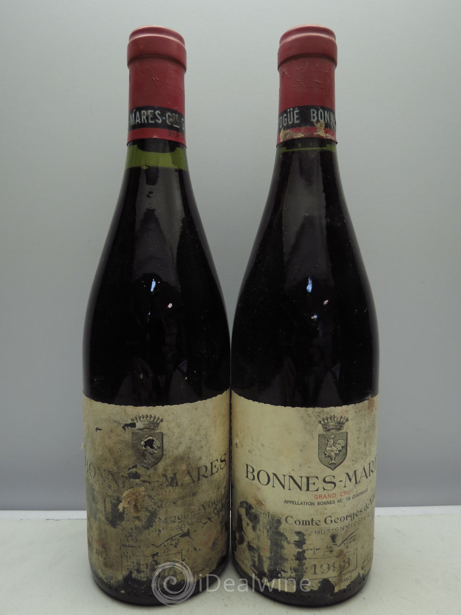 Bonnes-Mares Grand Cru Comte Georges de Vogüé 1993 - Lot de 2 bouteilles - 0