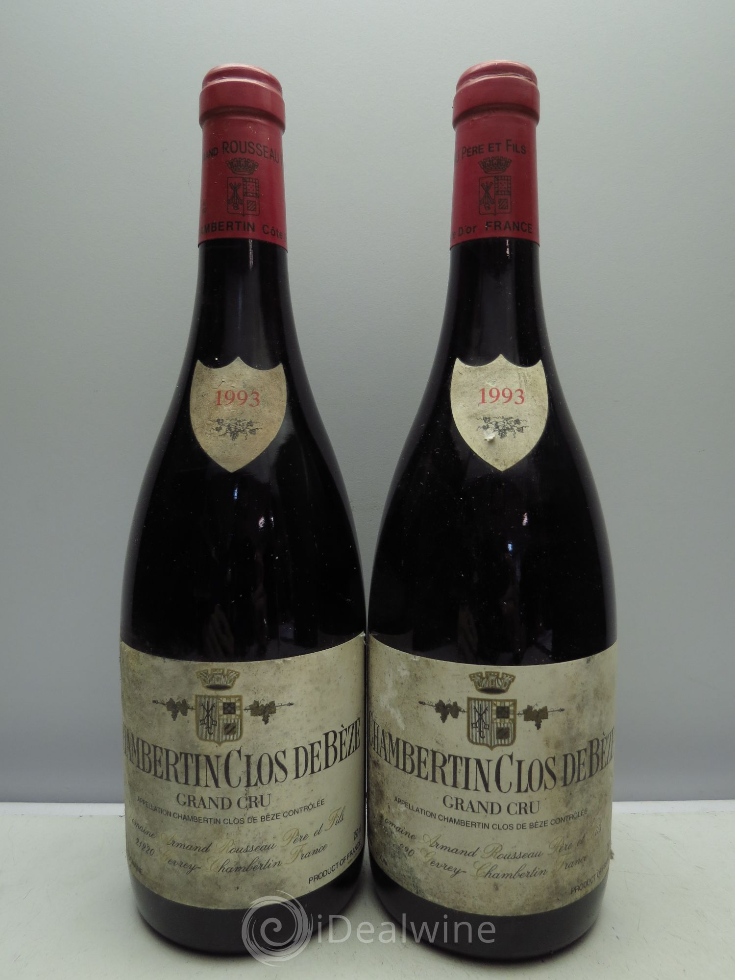 Chambertin Clos de Bèze Grand Cru Armand Rousseau (Domaine) 1993 - Lot de 2 bouteilles - 0