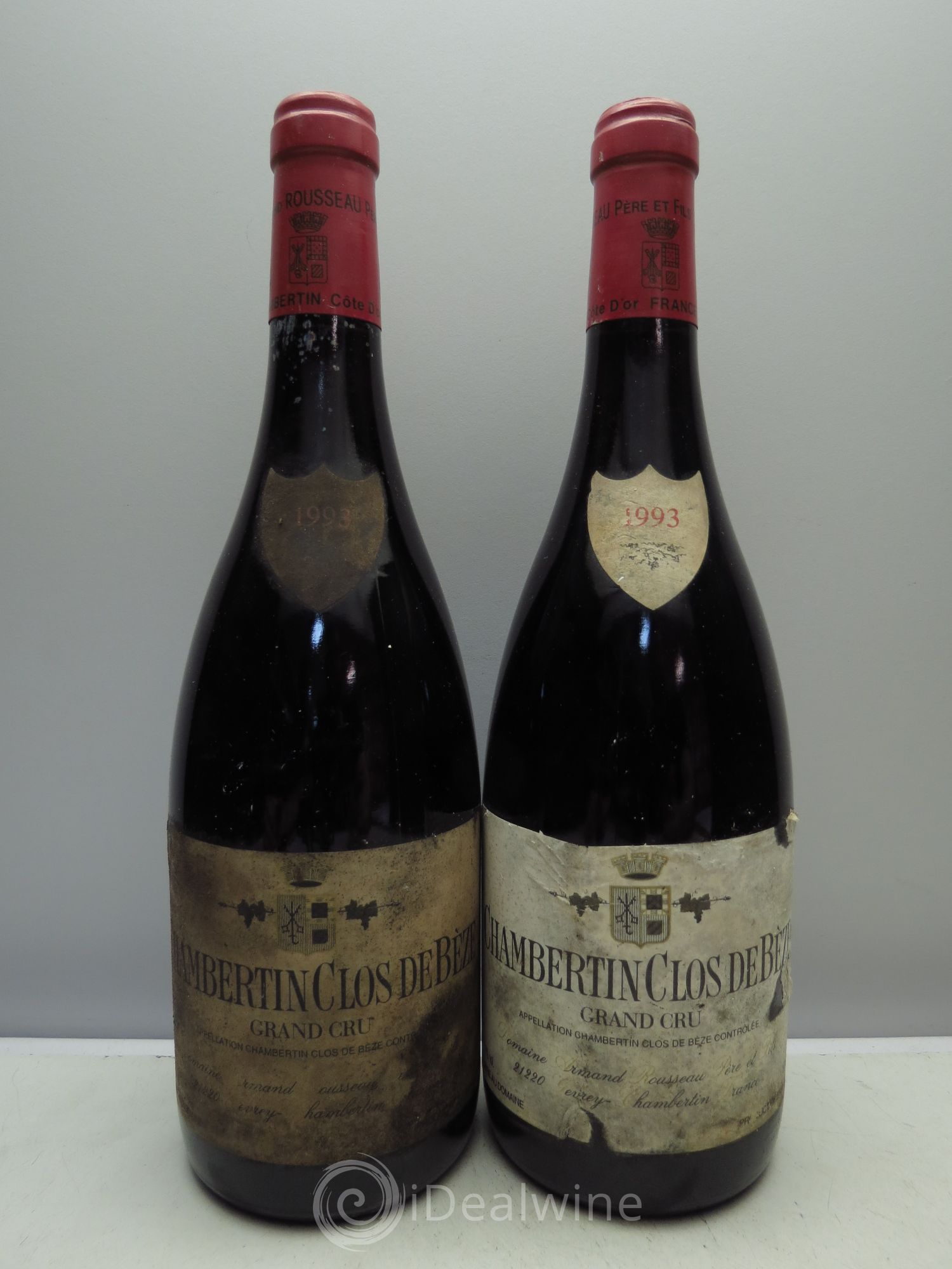 Chambertin Clos de Bèze Grand Cru Armand Rousseau (Domaine) (sans prix de réserve / no reserve) 1993 - Posten von 2 Flaschen - 0