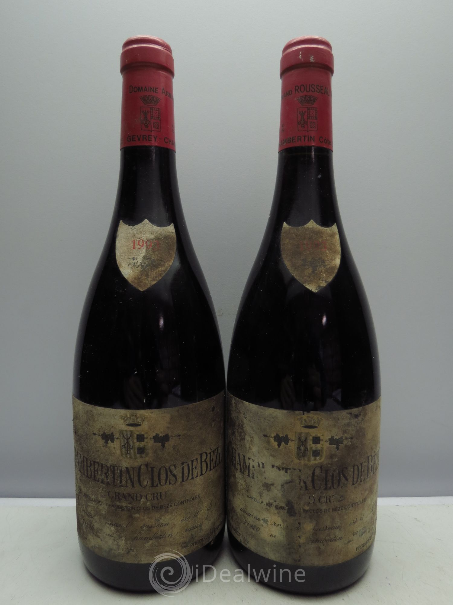 Chambertin Clos de Bèze Grand Cru Armand Rousseau (Domaine) (sans prix de réserve / no reserve) 1993 - Posten von 2 Flaschen - 0