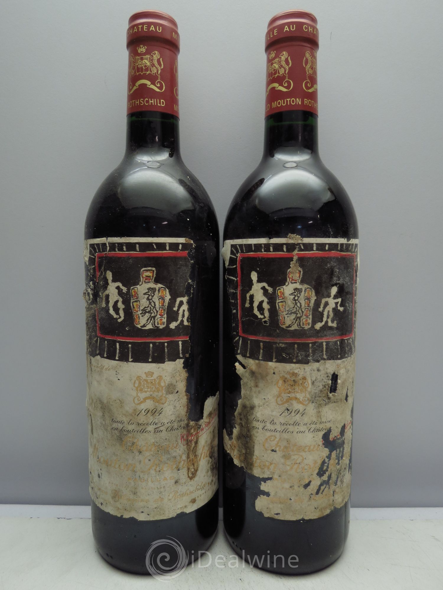 Château Mouton Rothschild 1er Grand Cru Classé 1994 - Lot de 2 bouteilles - 0