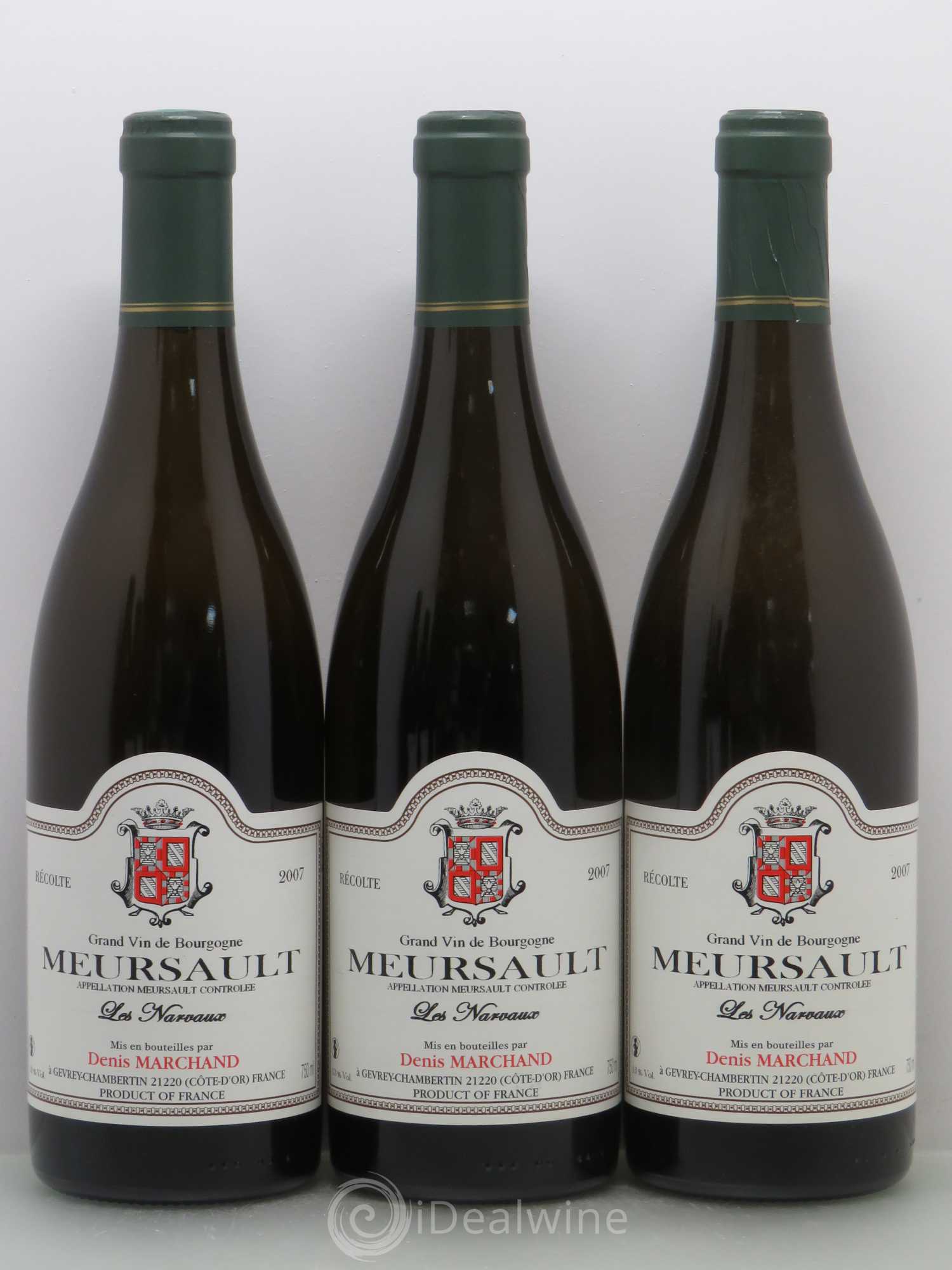 Meursault 1er Cru Les Narvaux - Marchand 2007 - Posten von 6 Flaschen - 1