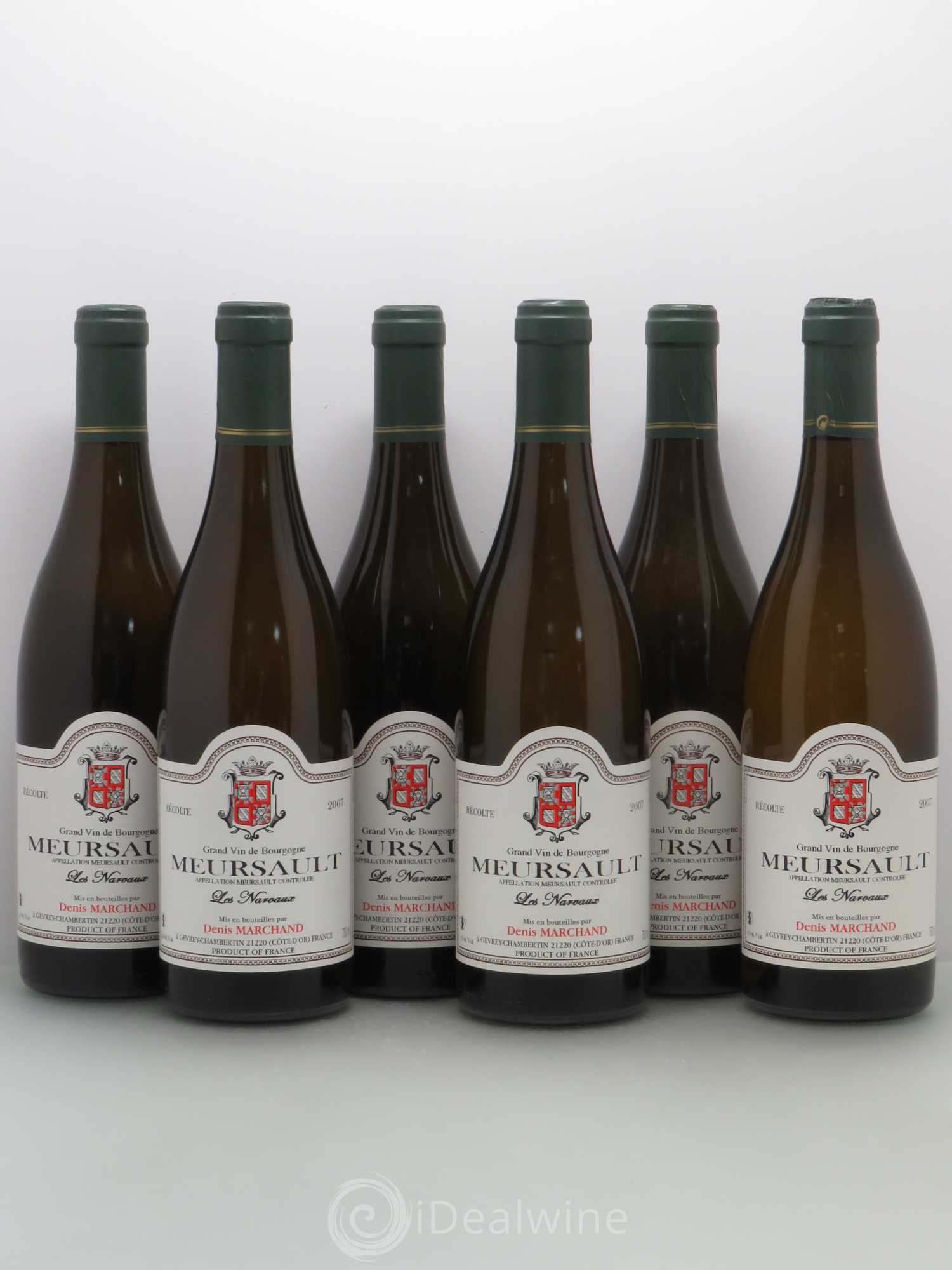 Meursault 1er Cru Les Narvaux - Marchand 2007 - Posten von 6 Flaschen - 0