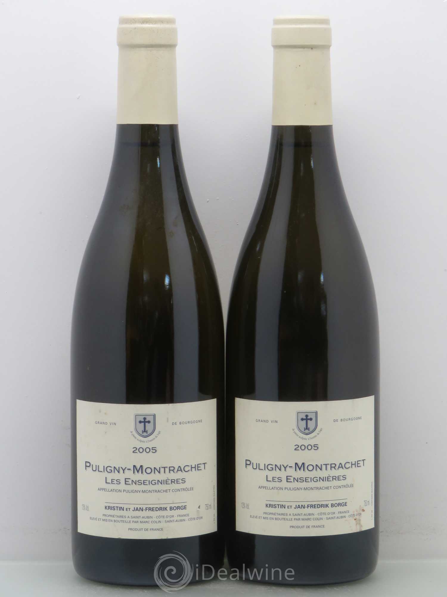 Puligny-Montrachet Borge Les Enseigneres 2005 - Posten von 2 Flaschen - 0