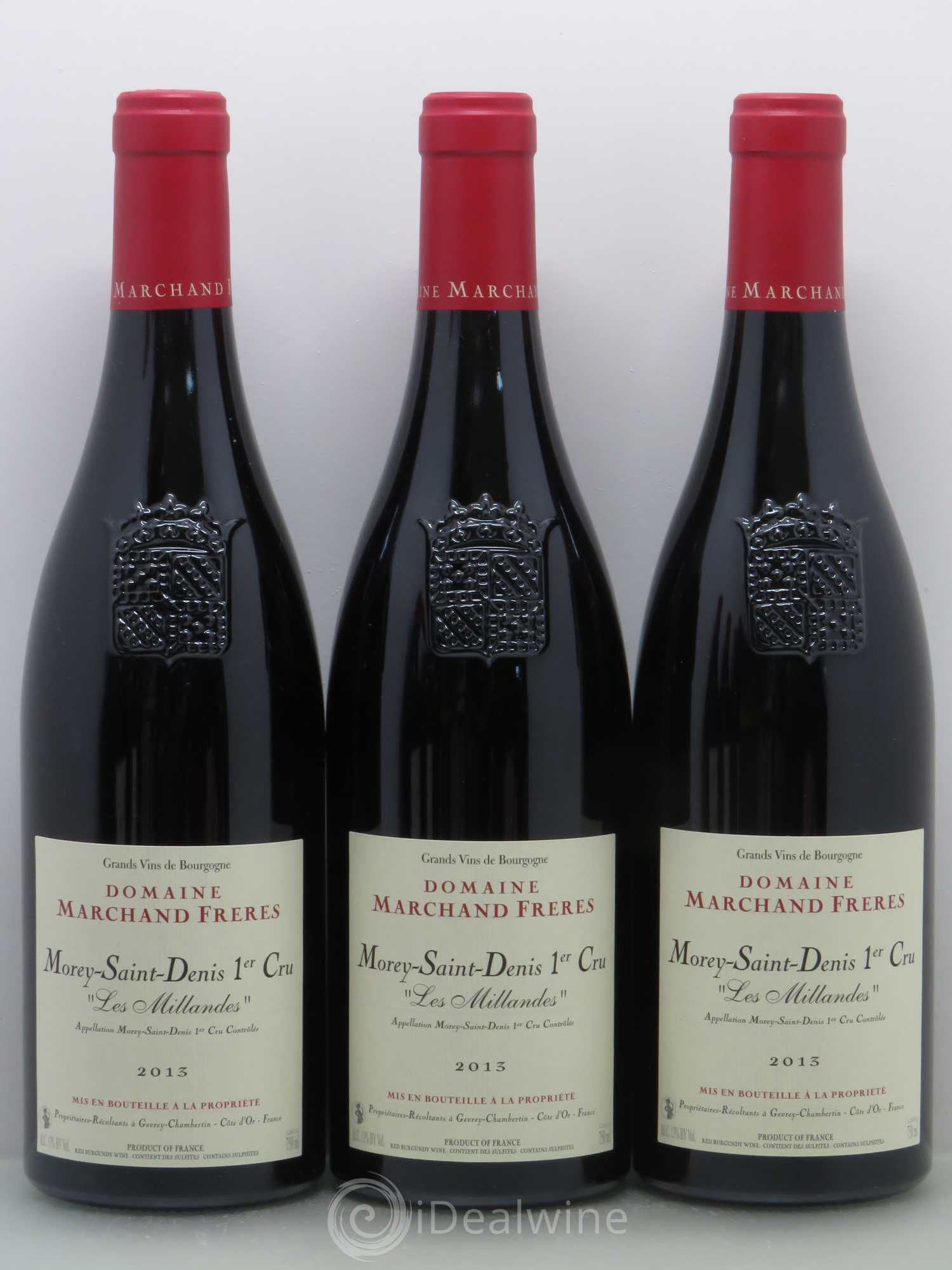 Morey-Saint-Denis 1er Cru Marchand Les Millandes 2013 - Posten von 6 Flaschen - 1