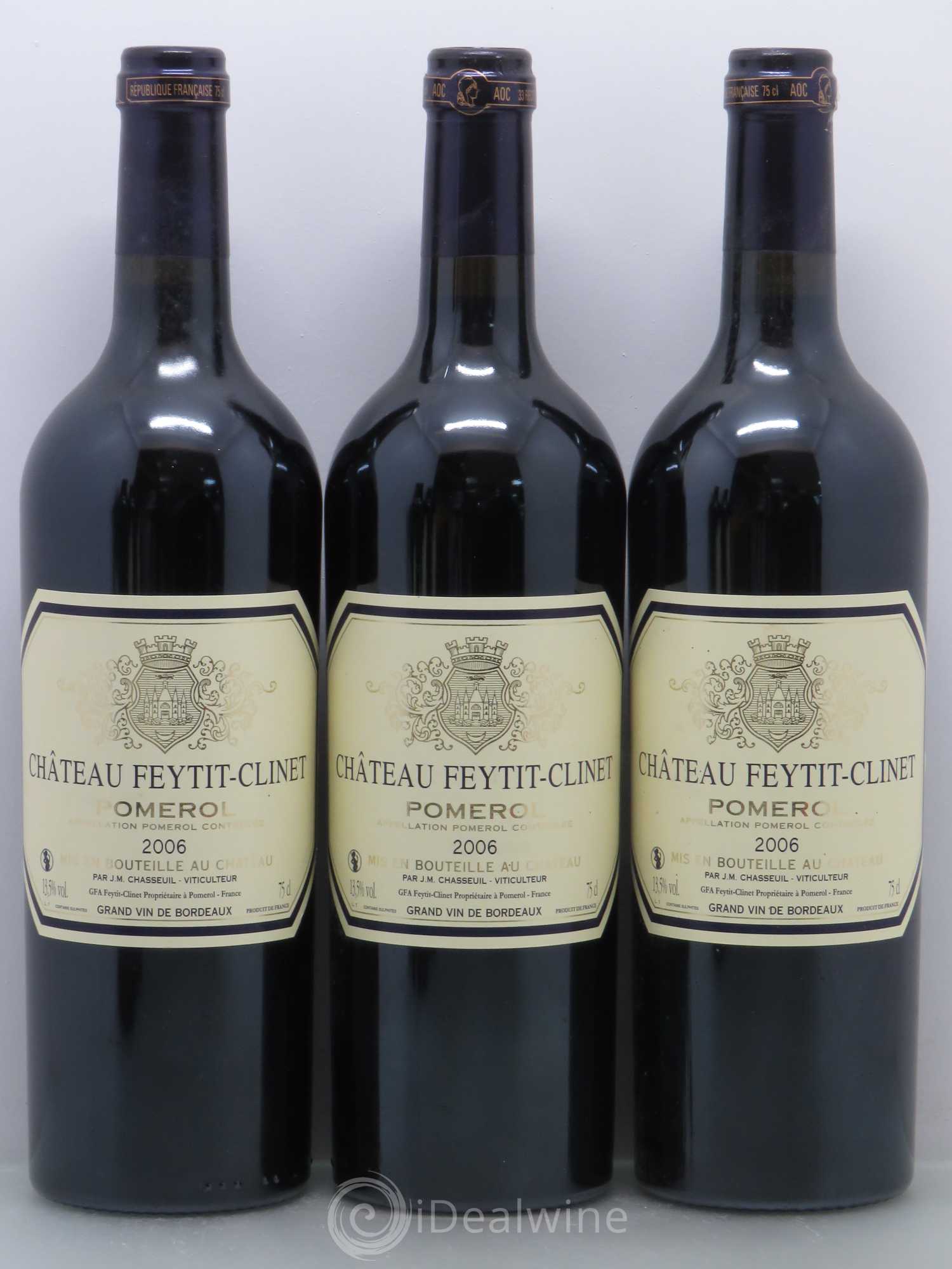 Château Feytit-Clinet 2006 - Lot de 5 bouteilles - 1