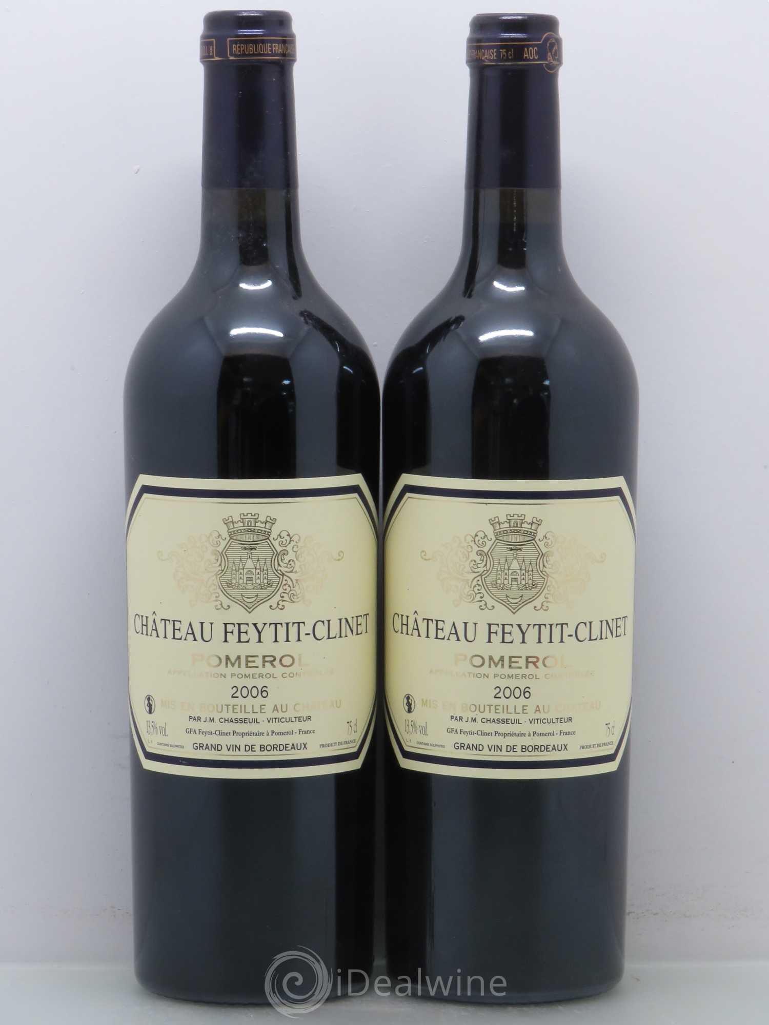 Château Feytit-Clinet 2006 - Lot de 5 bouteilles - 2