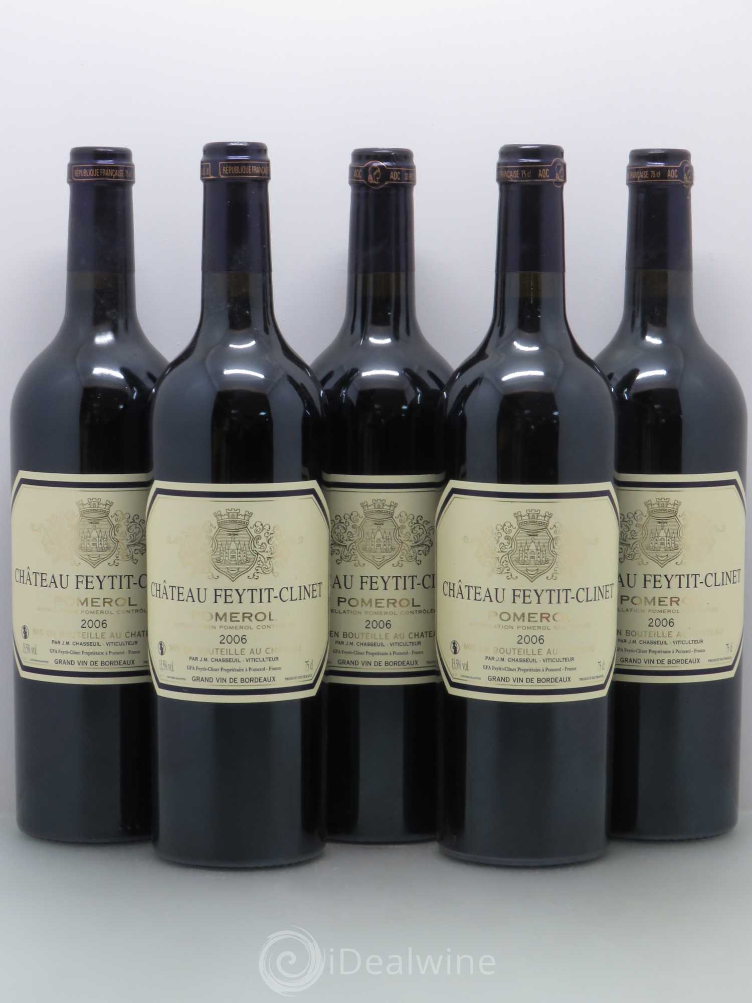 Château Feytit-Clinet 2006 - Lot de 5 bouteilles - 0