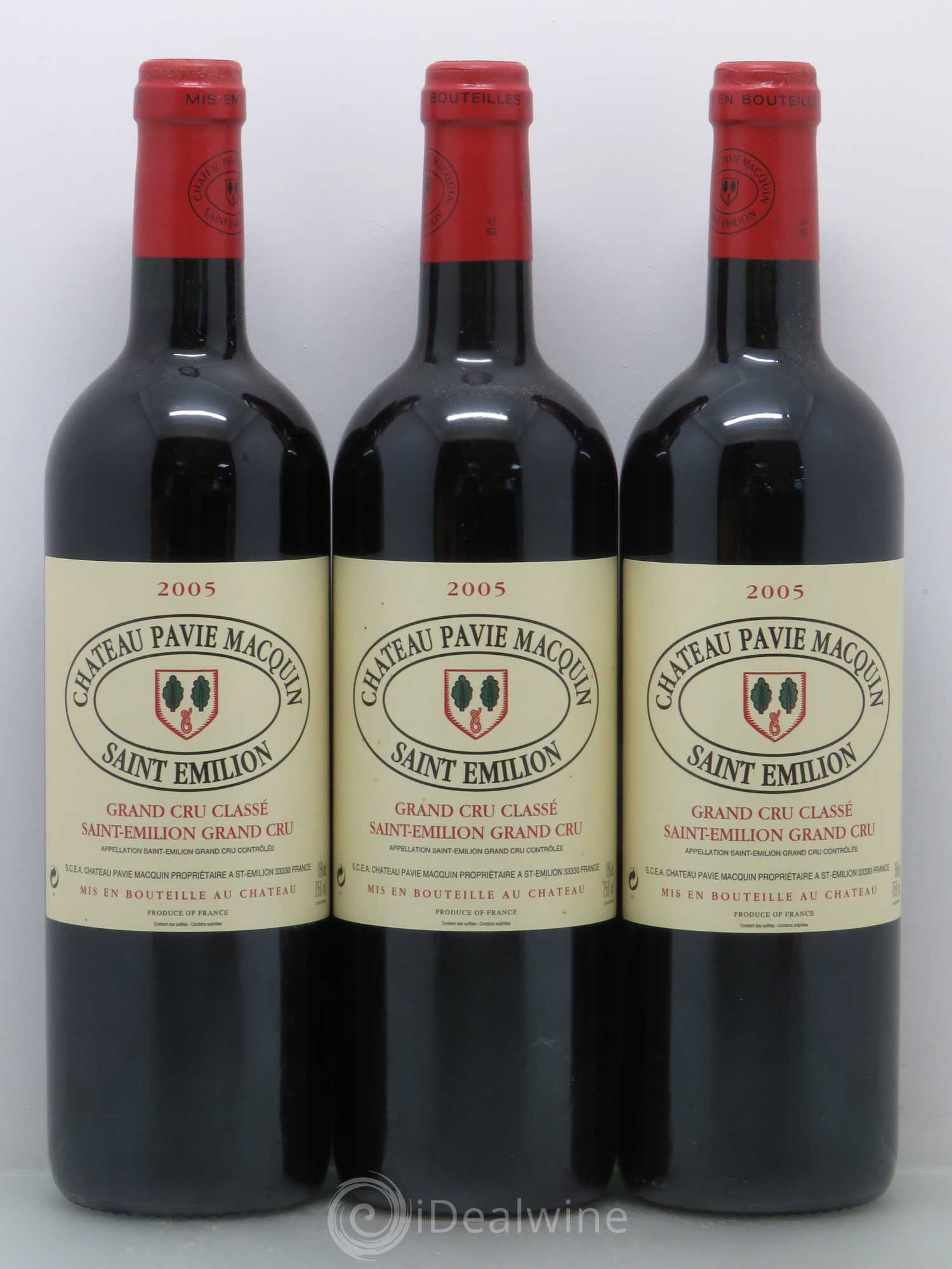 Château Pavie Macquin 1er Grand Cru Classé B 2005 - Lot de 6 bouteilles - 2