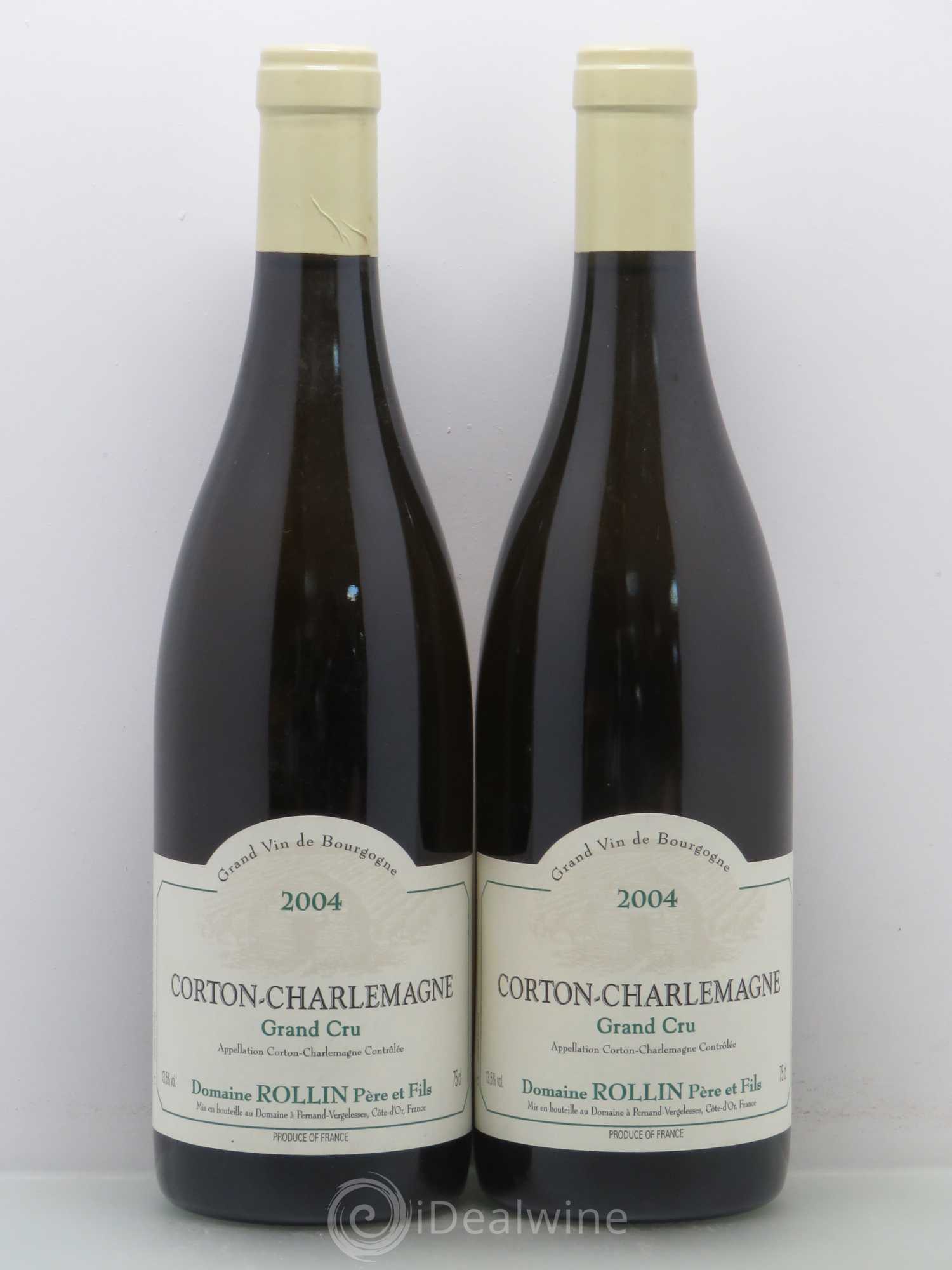 Corton-Charlemagne Grand Cru Rollin 2004 - Lot de 2 bouteilles - 0