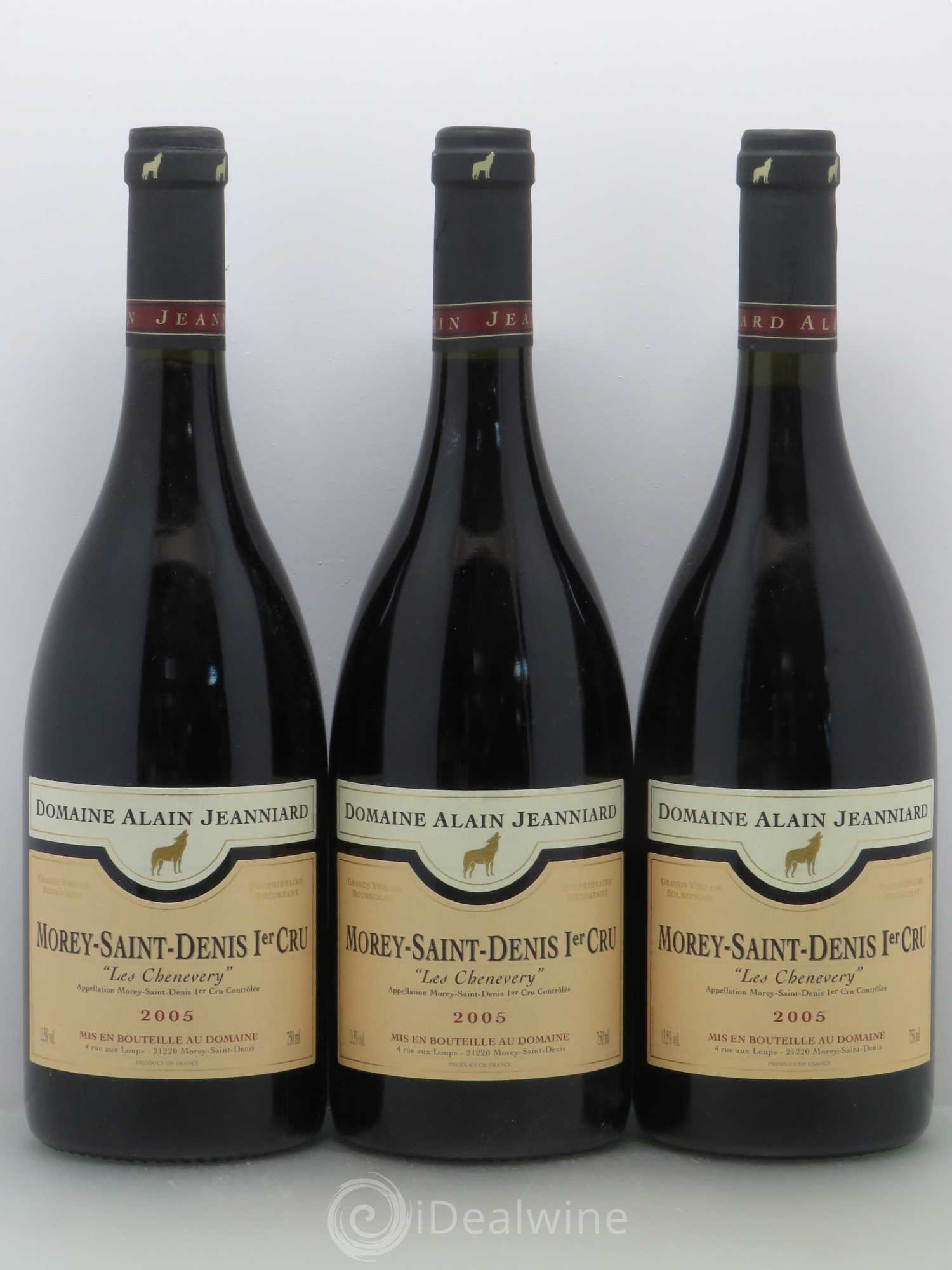 Morey-Saint-Denis 1er Cru Jeanniard Les Chenevery 2005 - Lot de 3 bouteilles - 0