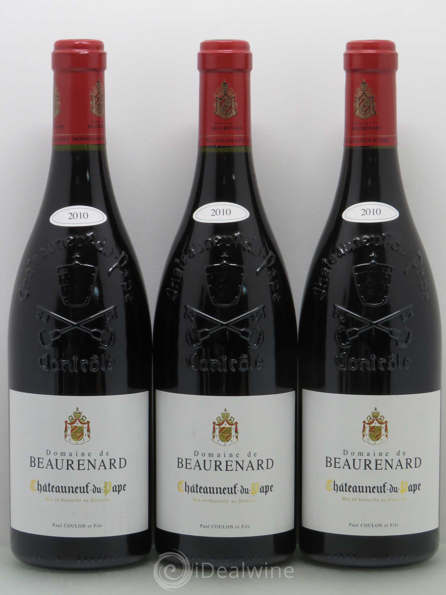 Châteauneuf-du-Pape Beaurenard (Domaine de) 2010 - Lot de 5 bouteilles - 1