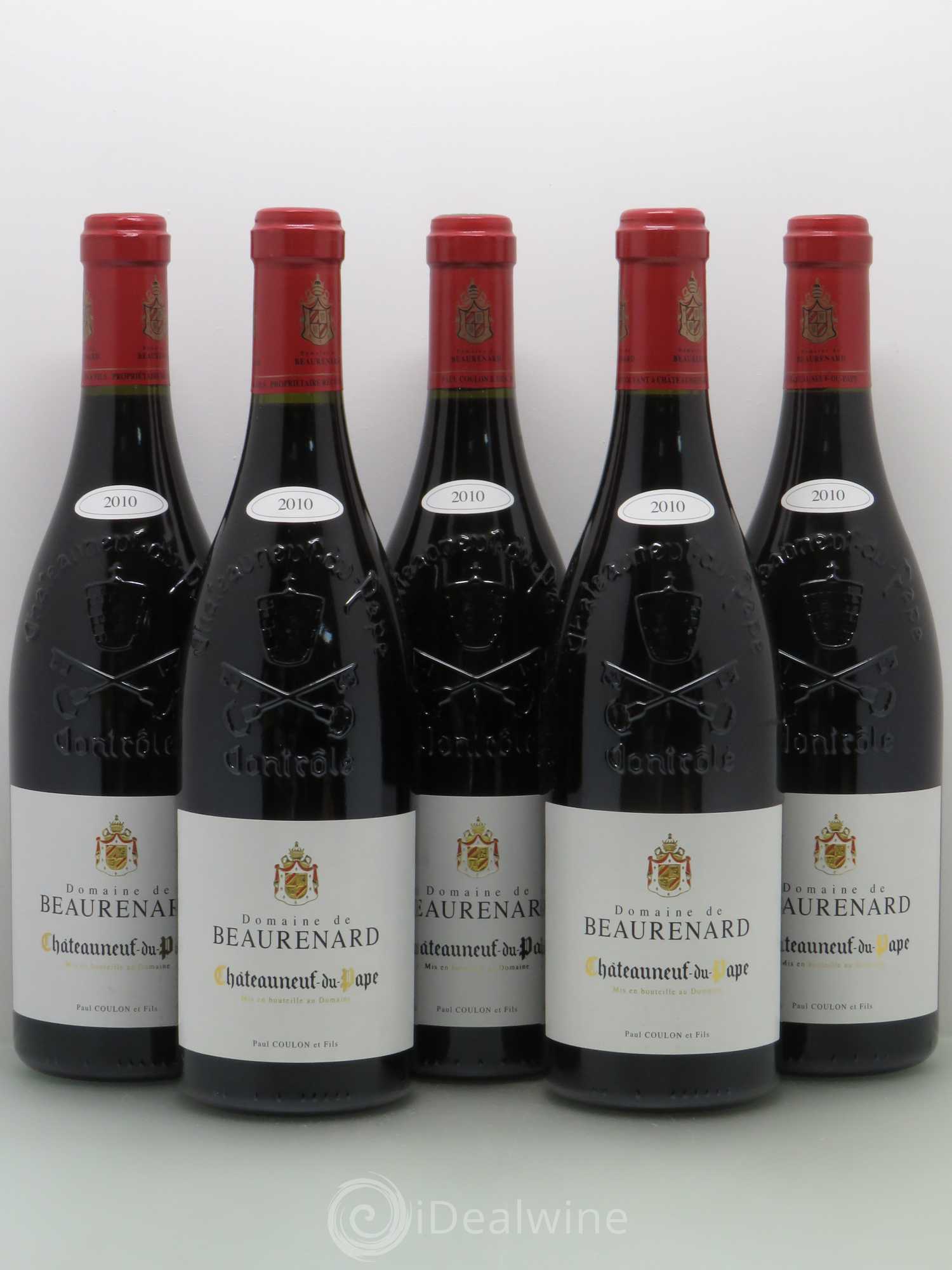 Châteauneuf-du-Pape Beaurenard (Domaine de) 2010 - Lot de 5 bouteilles - 0