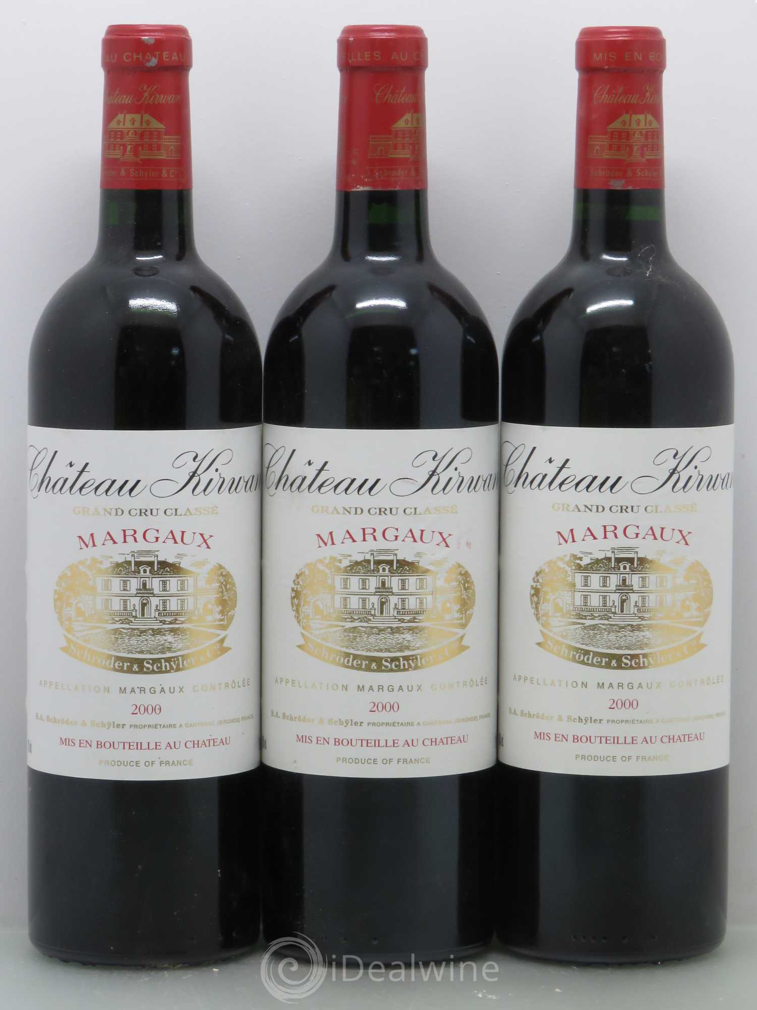 Château Kirwan 3ème Grand Cru Classé 2000 - Lot de 6 bouteilles - 2