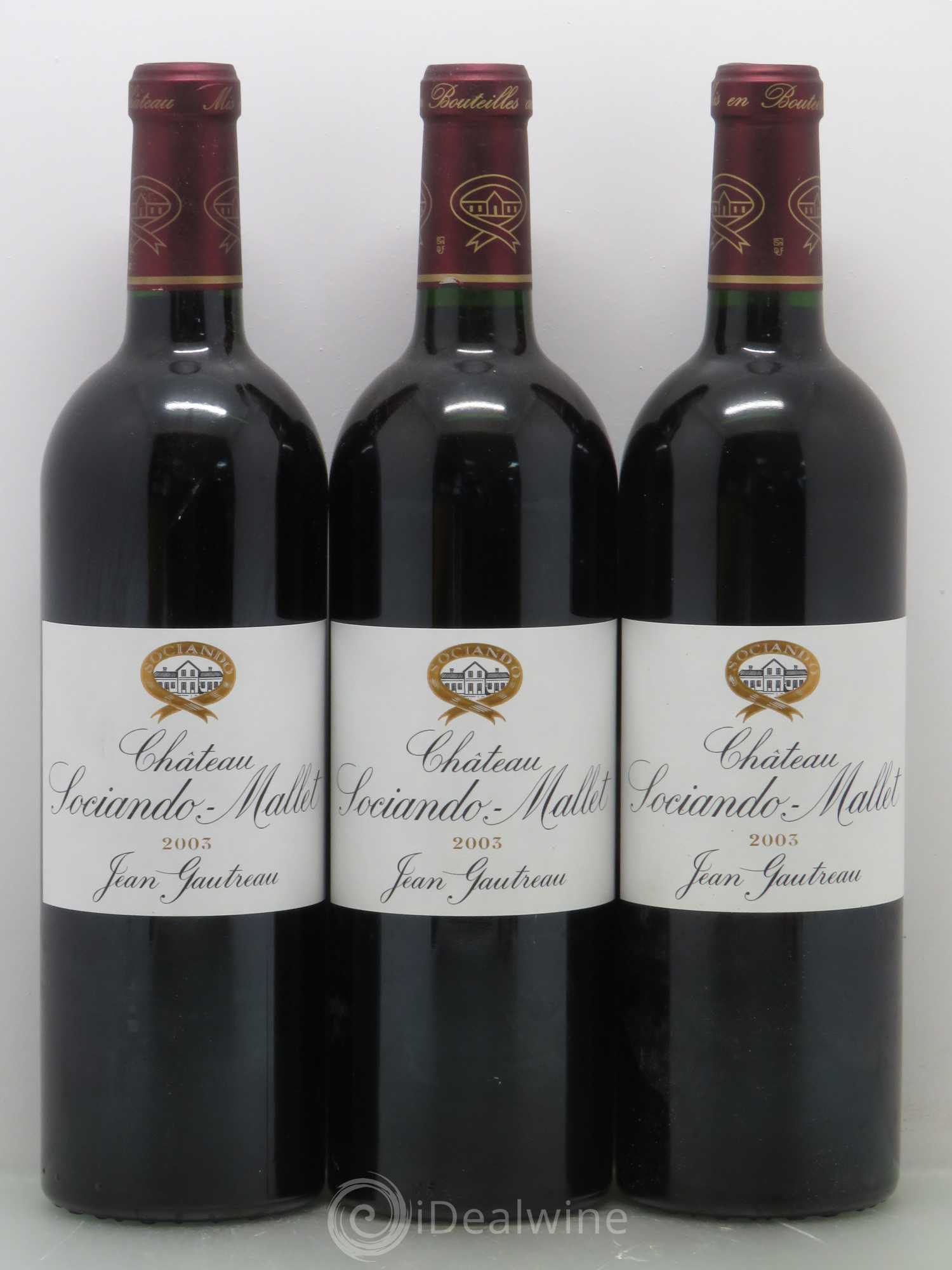 Château Sociando Mallet 2003 - Lot de 12 bouteilles - 3