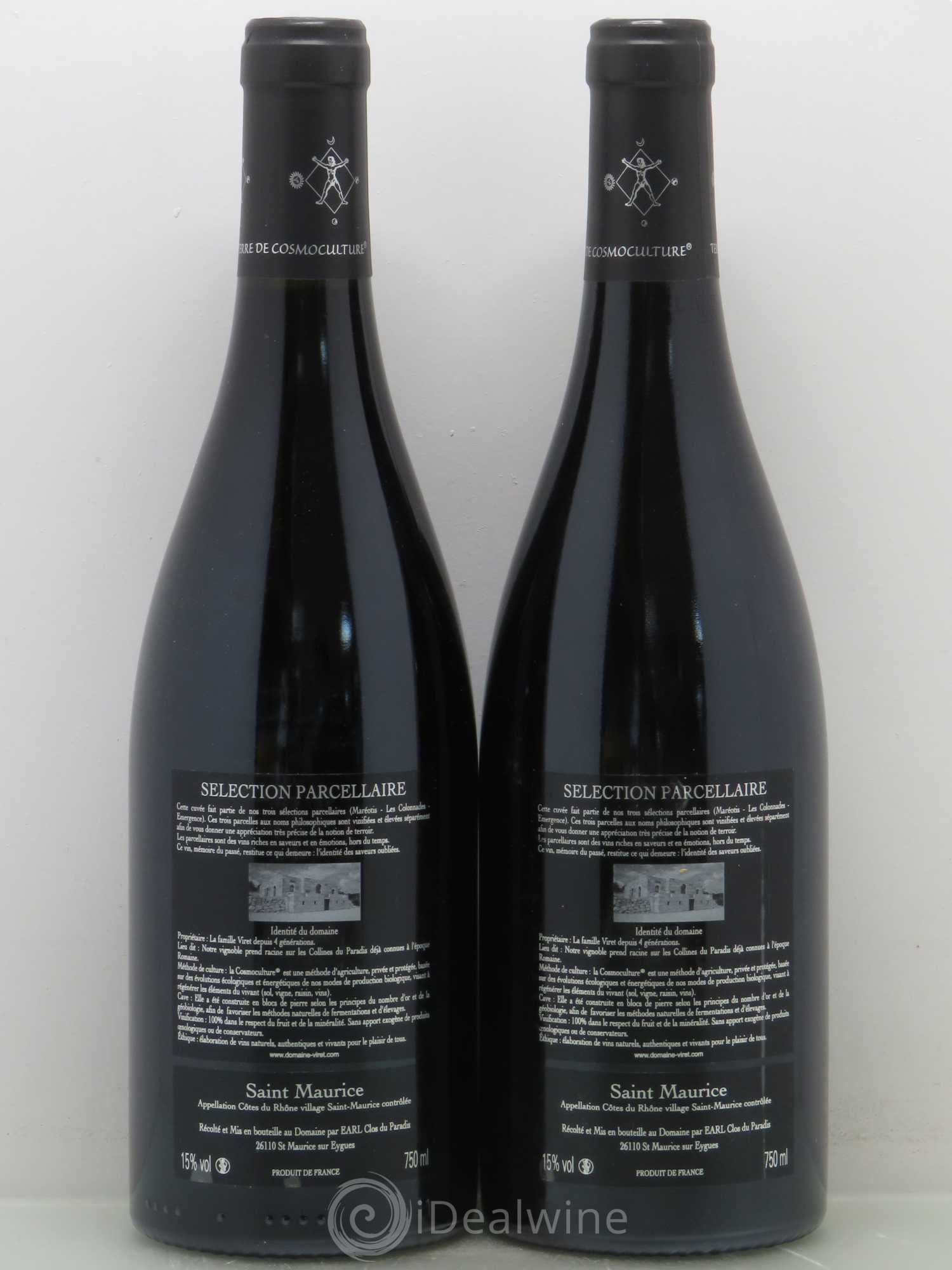 Côtes-du-Rhône Village Saint Maurice Maréotis Domaine Viret 2007 - Posten von 2 Flaschen - 1