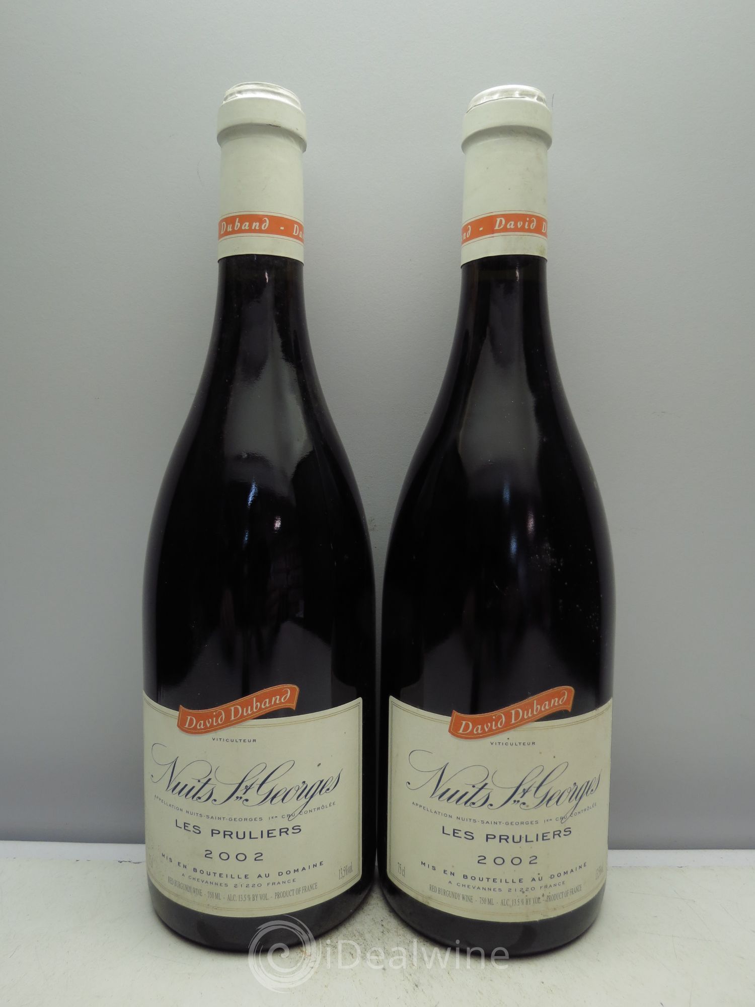 Nuits-Saint-Georges 1er Cru David Duband 2002 - Lot de 2 bouteilles - 0