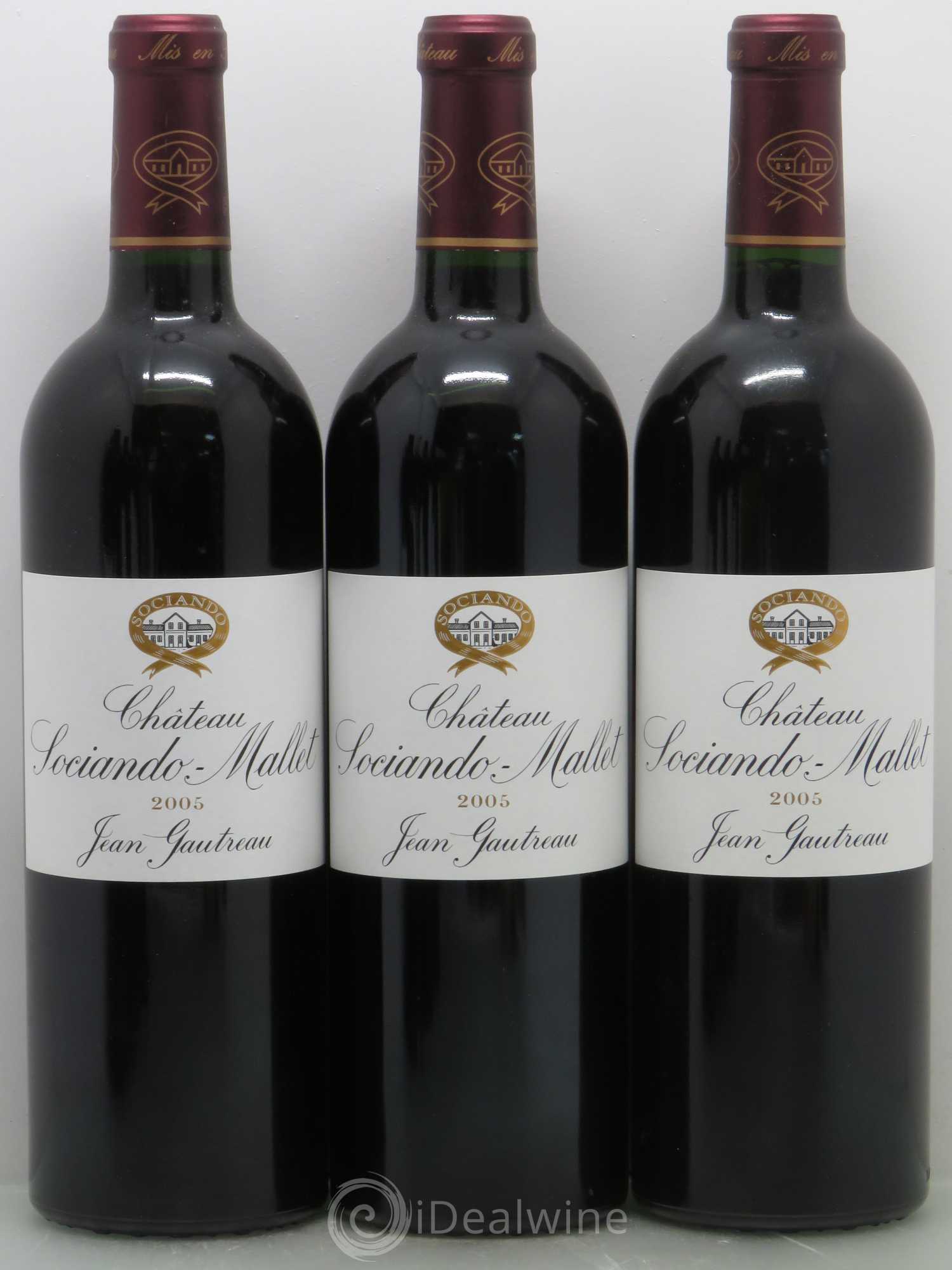 Château Sociando Mallet 2005 - Lot de 12 bouteilles - 1