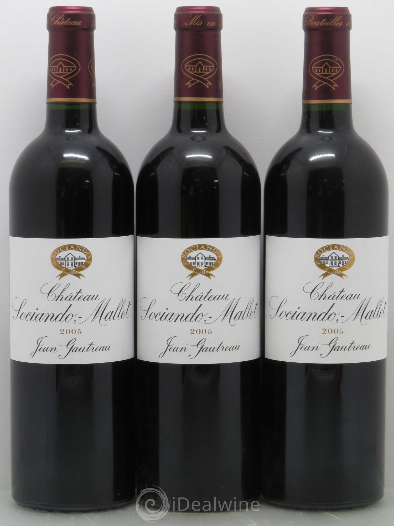Château Sociando Mallet 2005 - Lot de 12 bouteilles - 2
