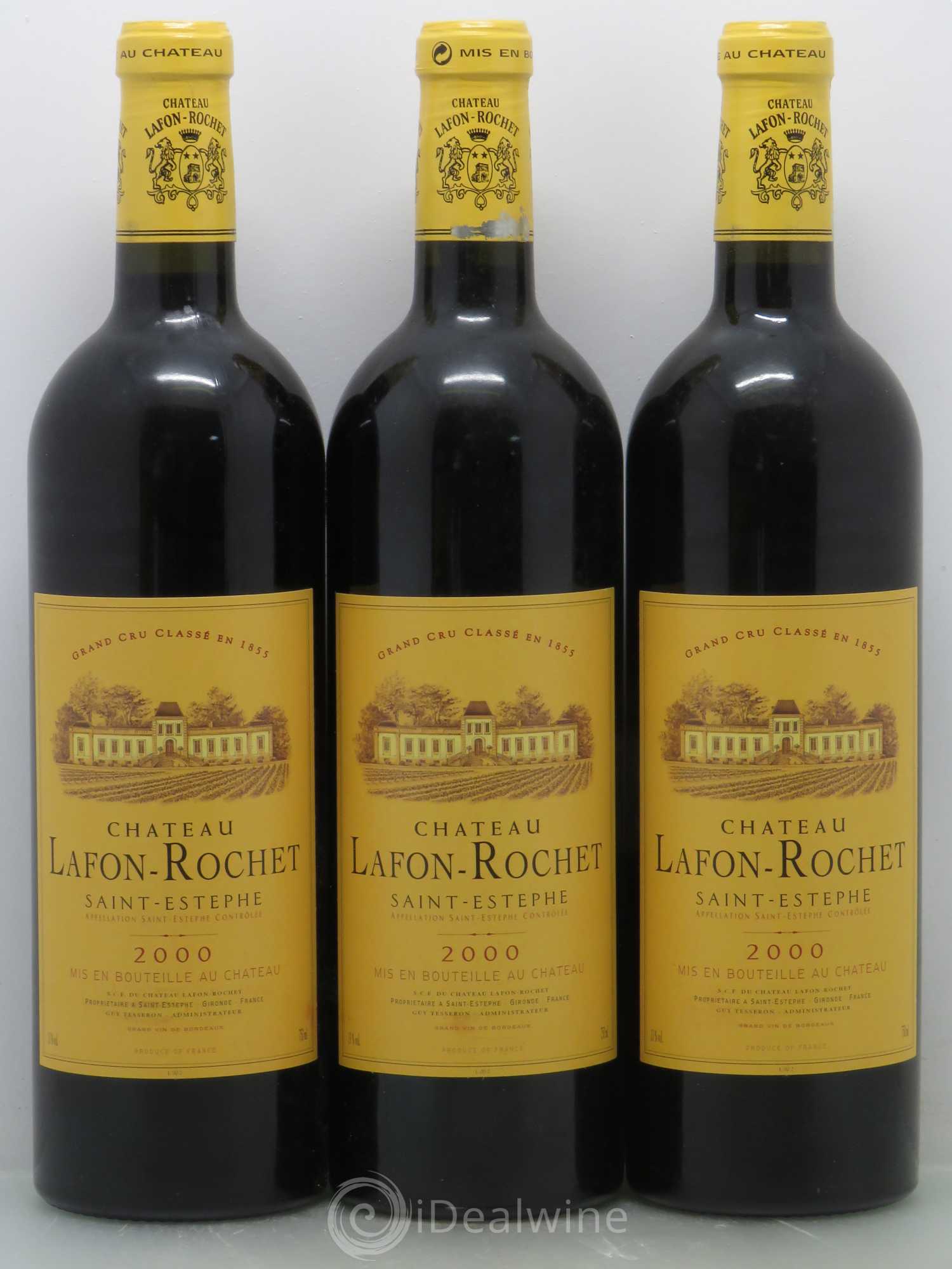Château Lafon Rochet 4ème Grand Cru Classé 2000 - Lot de 12 bouteilles - 2