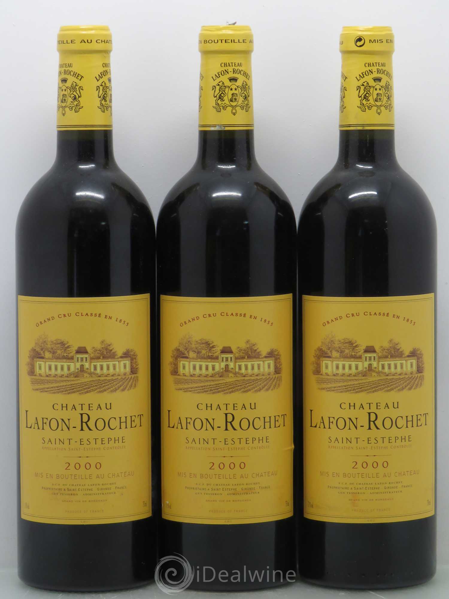 Château Lafon Rochet 4ème Grand Cru Classé 2000 - Lot de 12 bouteilles - 4