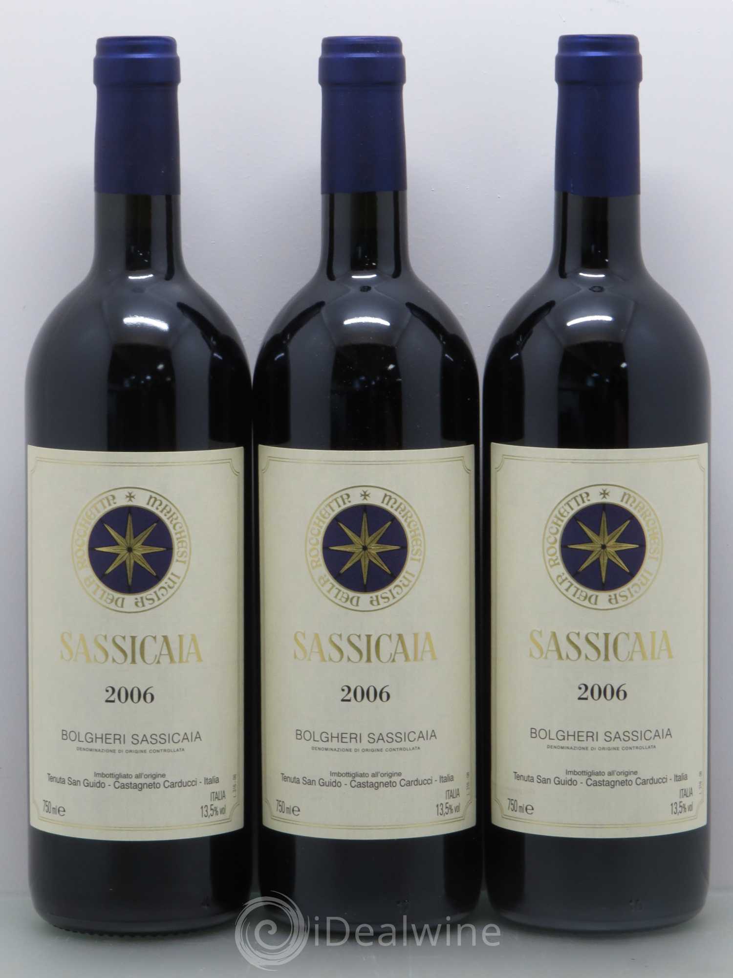 Bolgheri DOC Sassicaia Tenuta San Guido 2006 - Lot de 6 bouteilles - 2