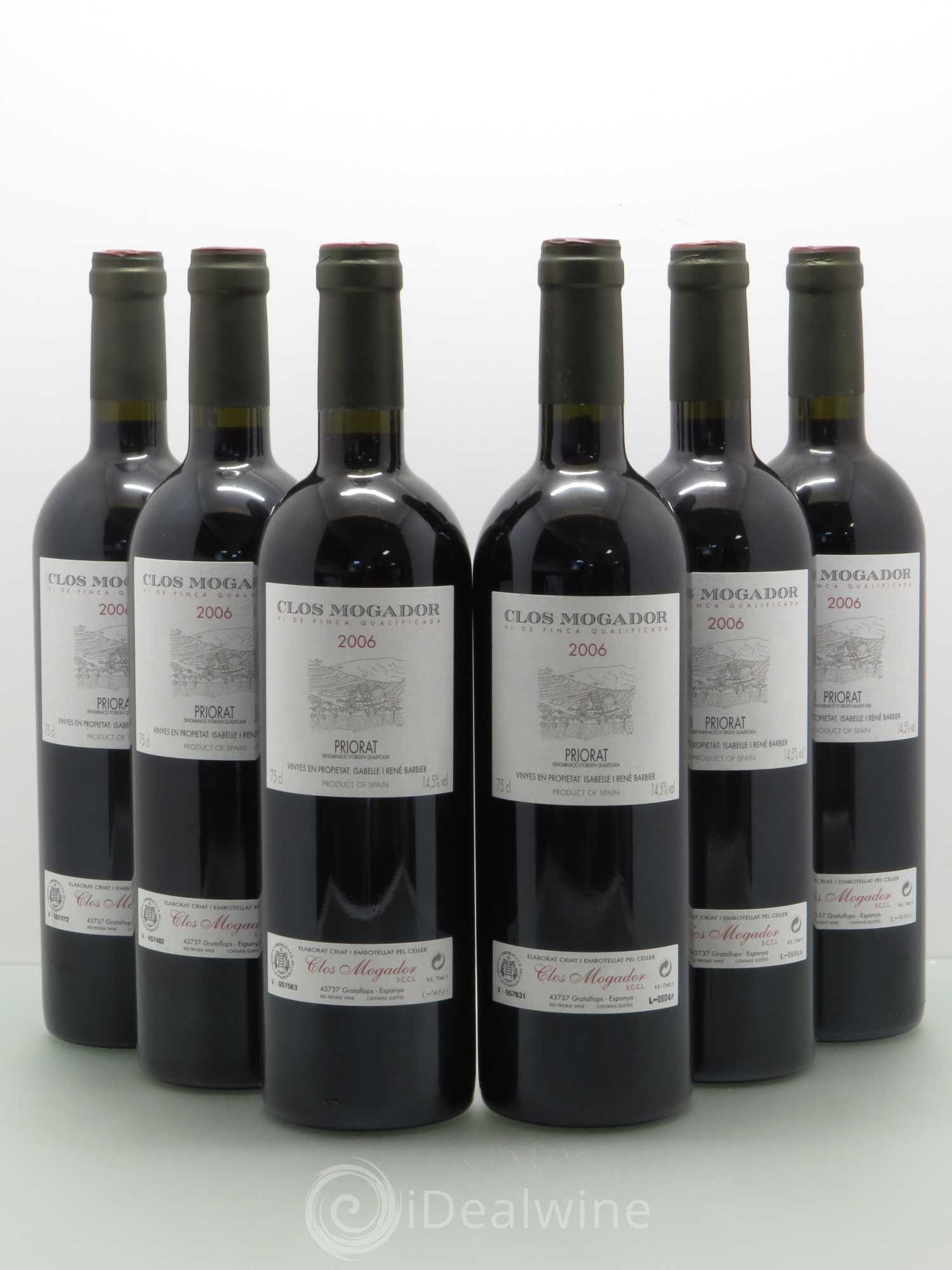 Priorat Clos Mogador DOCA René Barbier 2006 - Lot de 6 bouteilles - 0