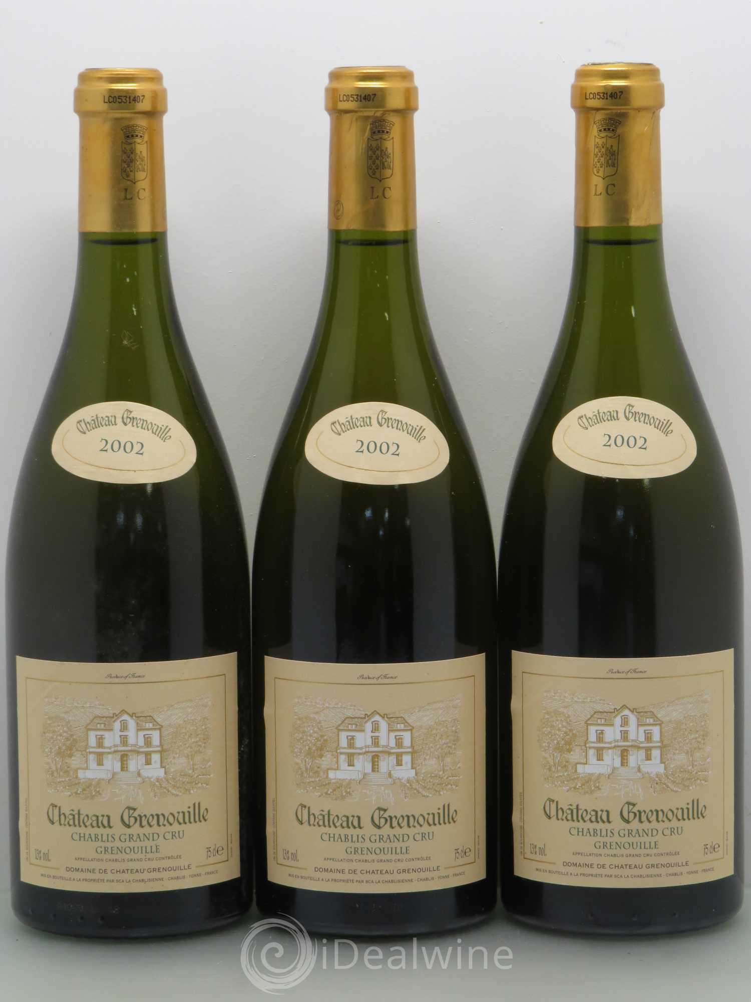 Chablis Grand Cru Château Grenouille 2002 - Posten von 6 Flaschen - 2