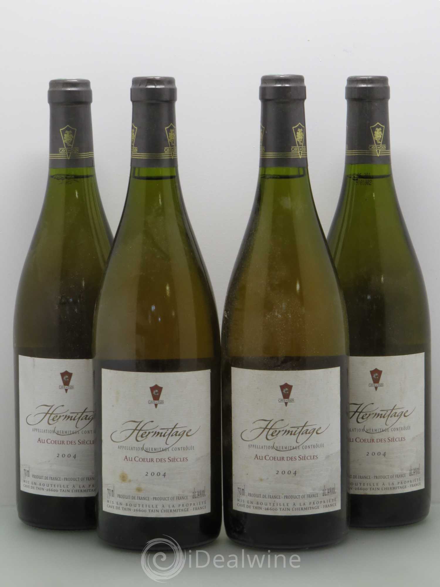 Hermitage Cave De Tain Coeur Des Siecles 2004 - Posten von 4 Flaschen - 0