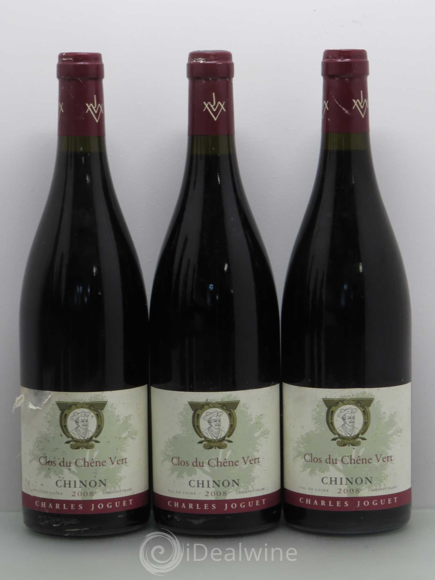 Chinon Clos du Chêne Vert Charles Joguet 2008 - Lot de 6 bouteilles - 1