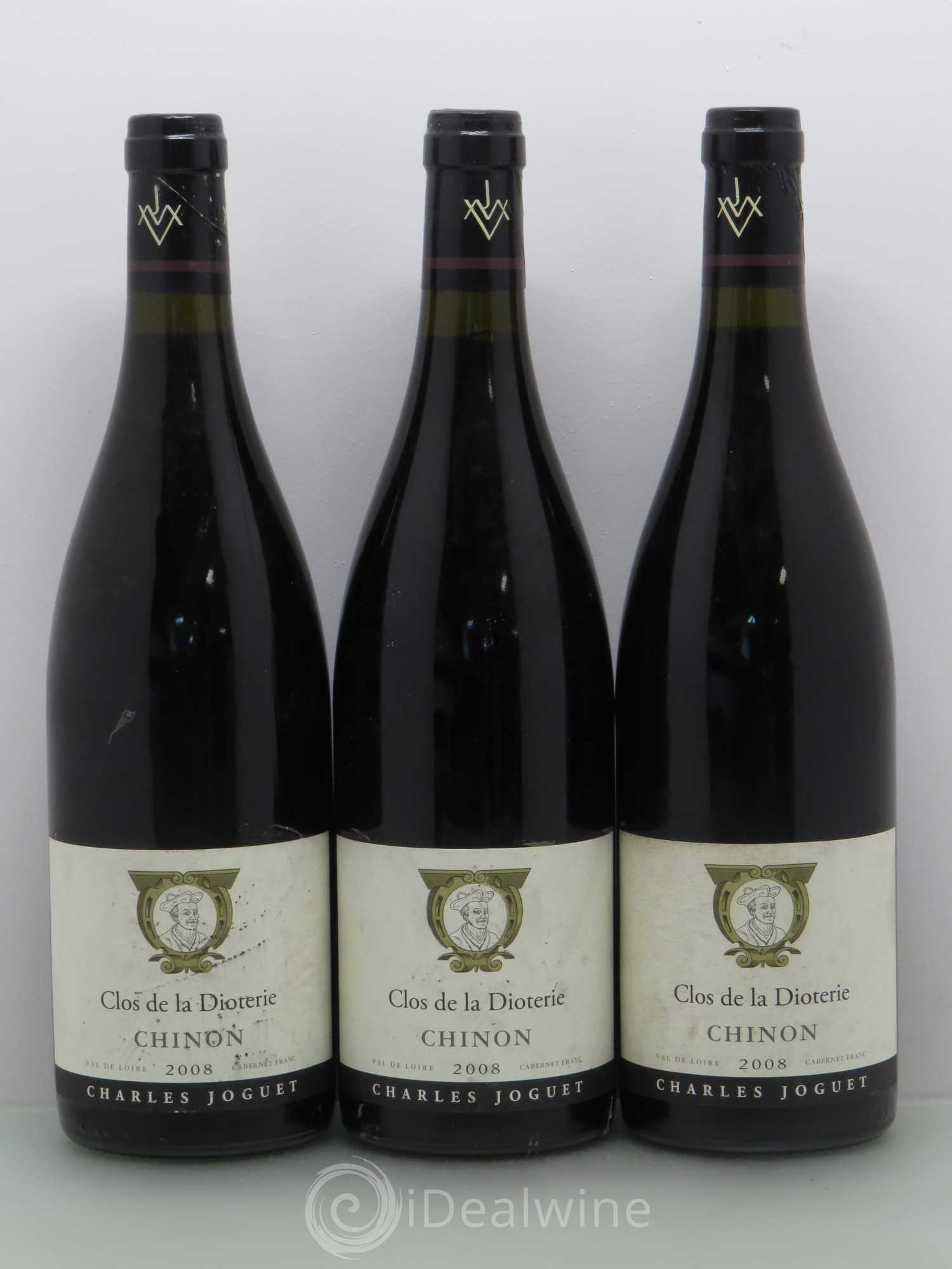 Chinon Clos de La Dioterie Charles Joguet 2008 - Lot de 6 bouteilles - 1